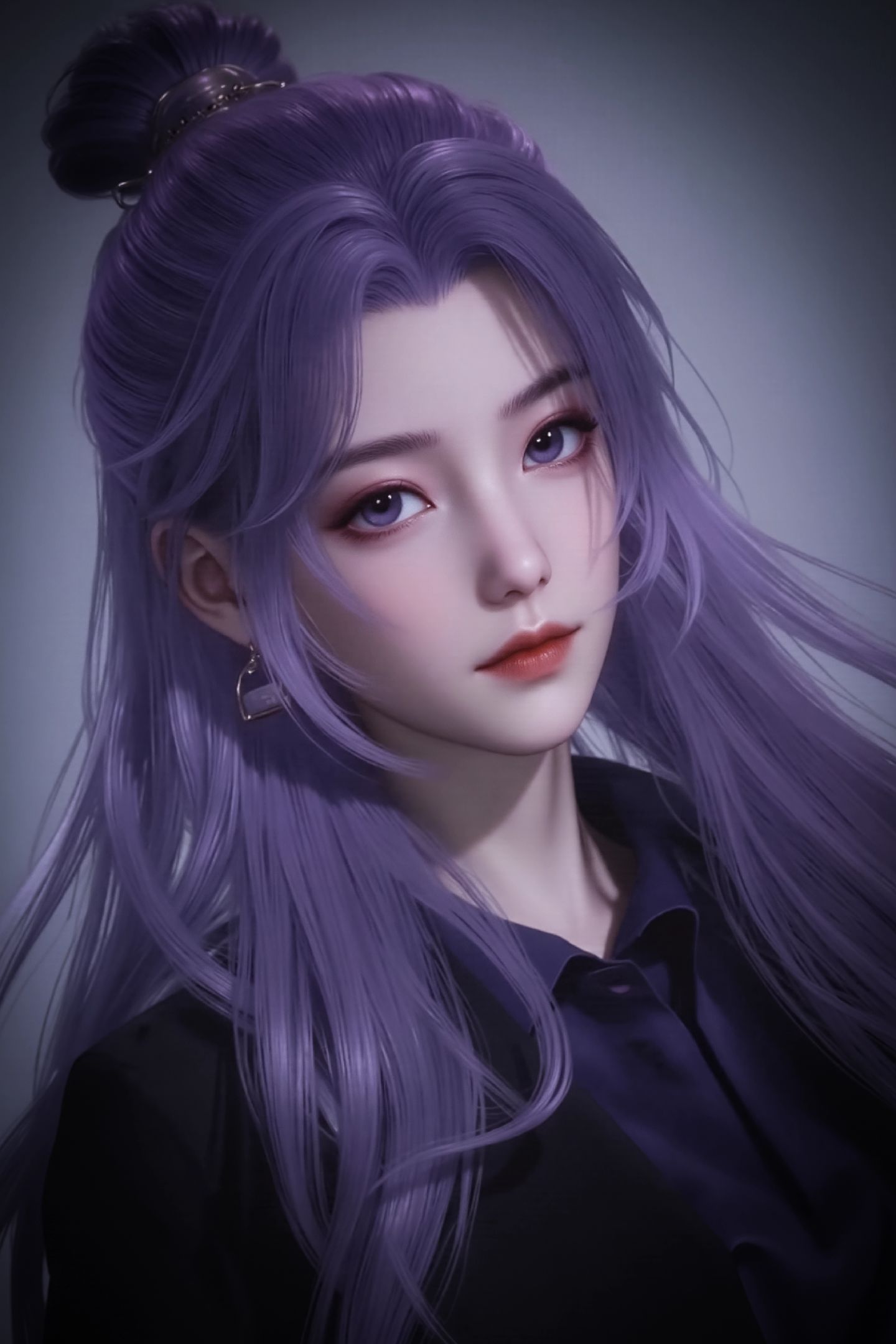 师兄啊师兄 云霄仙子 紫色很有韵味 国漫女神 这也太好看了