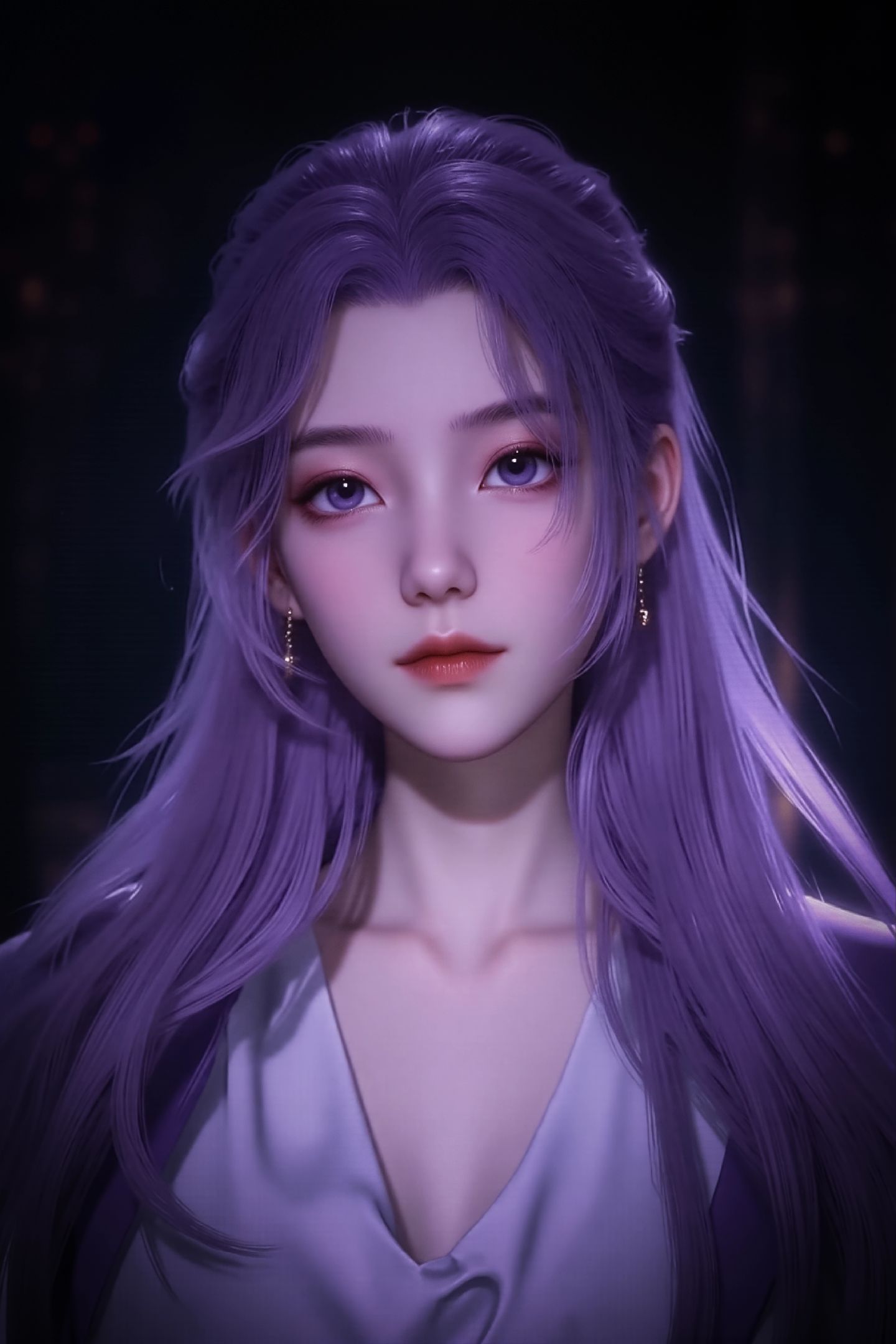 师兄啊师兄 云霄仙子 紫色很有韵味 国漫女神 这也太好看了