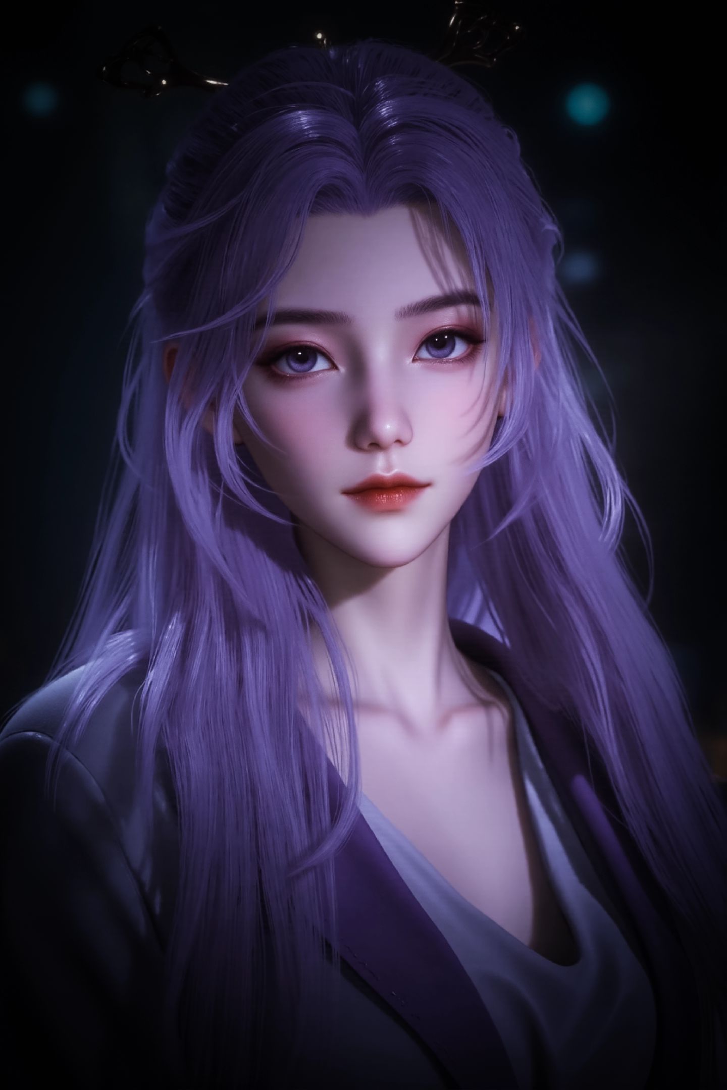 师兄啊师兄 云霄仙子 紫色很有韵味 国漫女神 这也太好看了