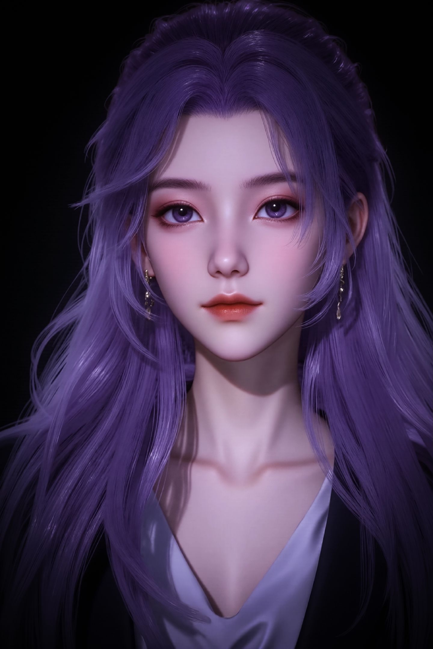 师兄啊师兄 云霄仙子 紫色很有韵味 国漫女神 这也太好看了