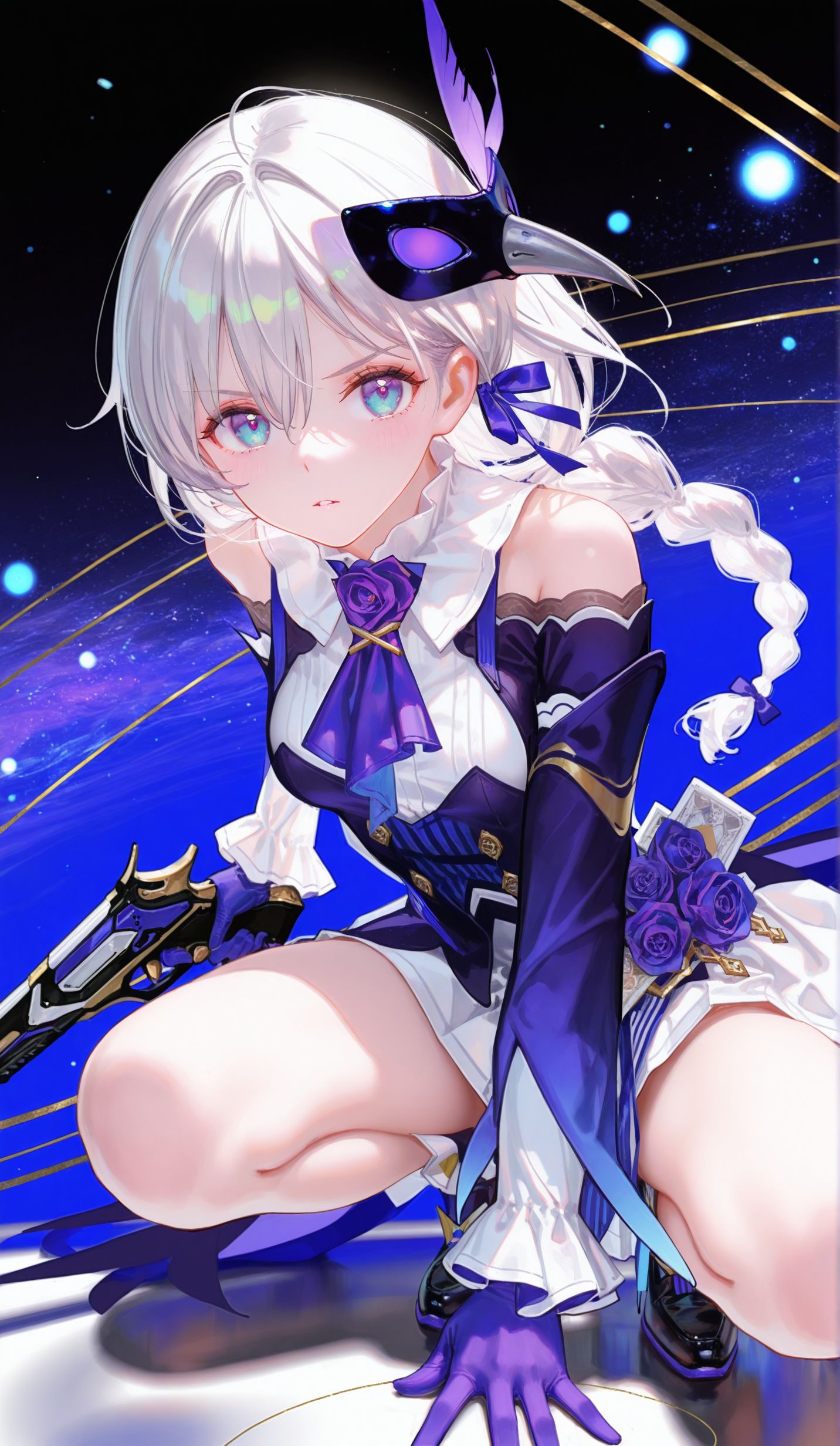 卡莲卡斯兰娜 崩坏三 渔网袜 游戏美图