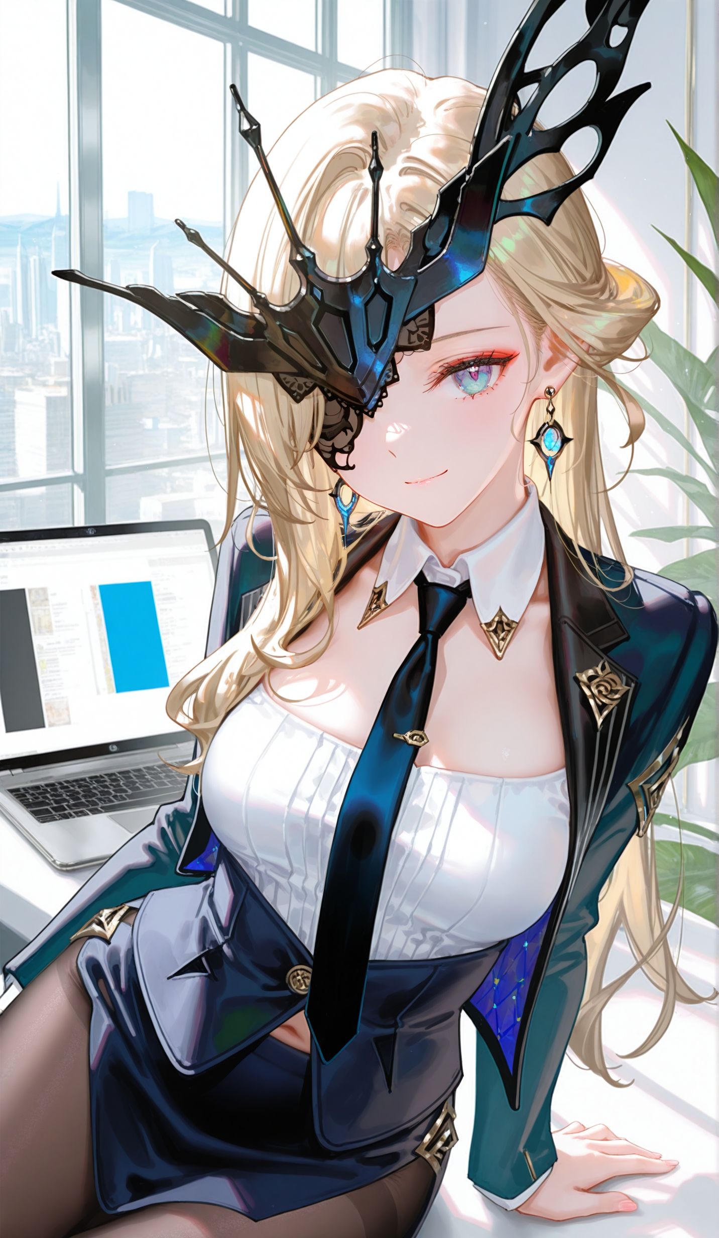 女士职业装 原神游戏ai绘图