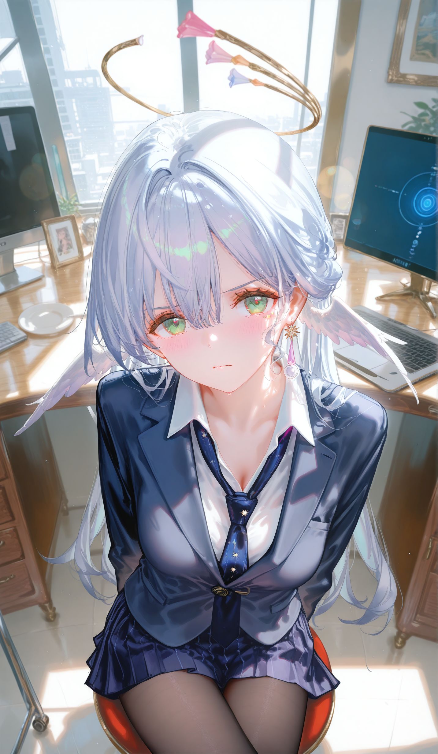 知更鸟职业装 二次元崩坏星穹铁道 黑丝白丝