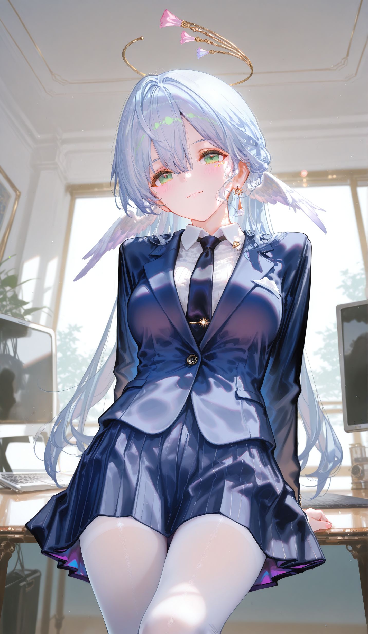 知更鸟职业装 二次元崩坏星穹铁道 黑丝白丝