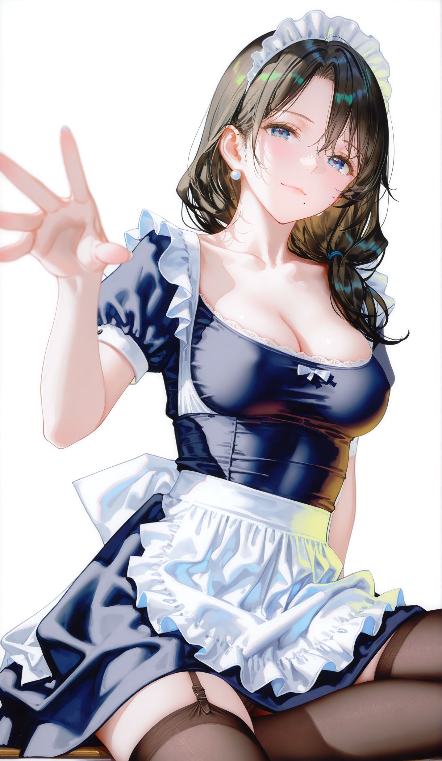 猫眼三姐妹 大姐来生泪女仆装 礼服 经典之作 二次元动漫ai壁纸