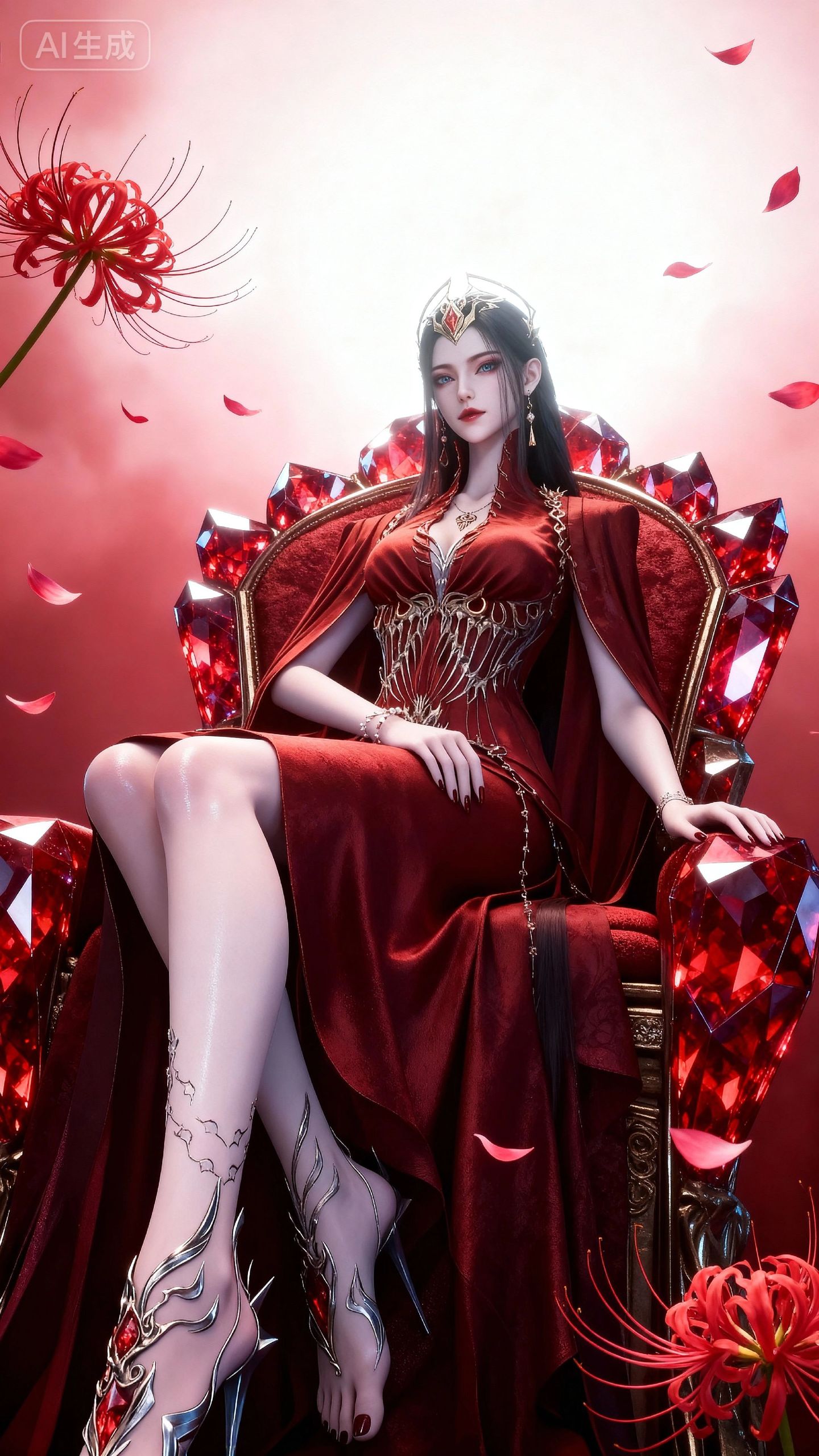 叶夕水4k壁纸 斗罗大陆2 绝世唐门 AIcg绘画