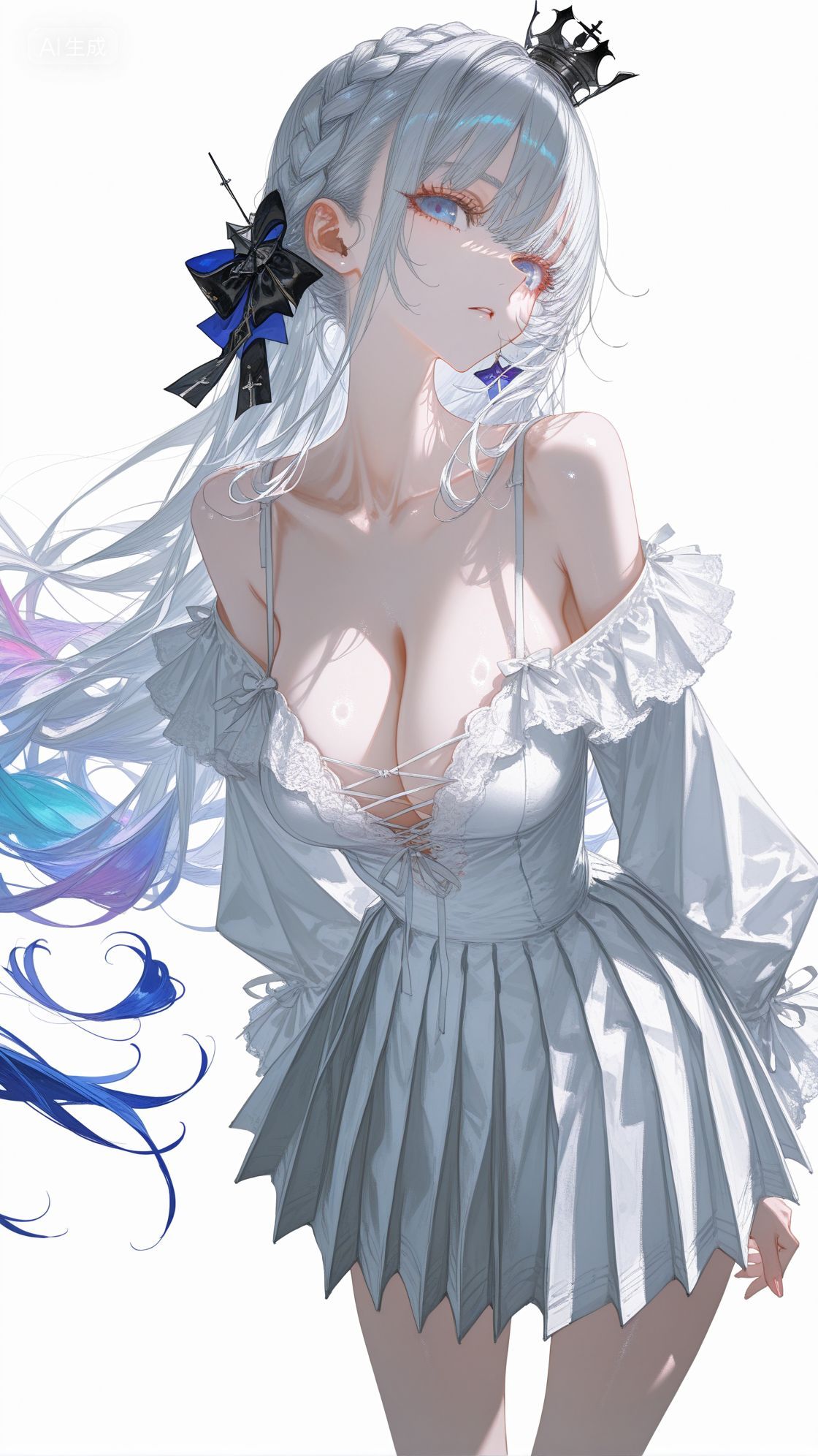 碧蓝航线 超高清美图 连体裙 白皮肤美女手机壁纸