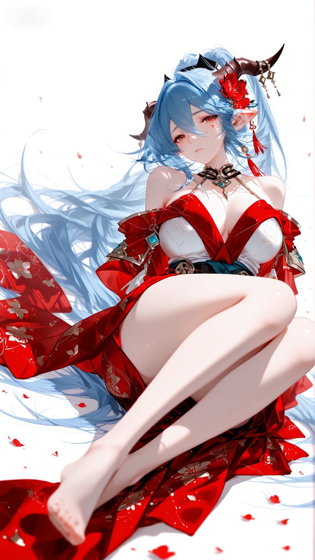 二次元碧蓝航线游戏超清美图壁纸 旗袍大长腿美腿