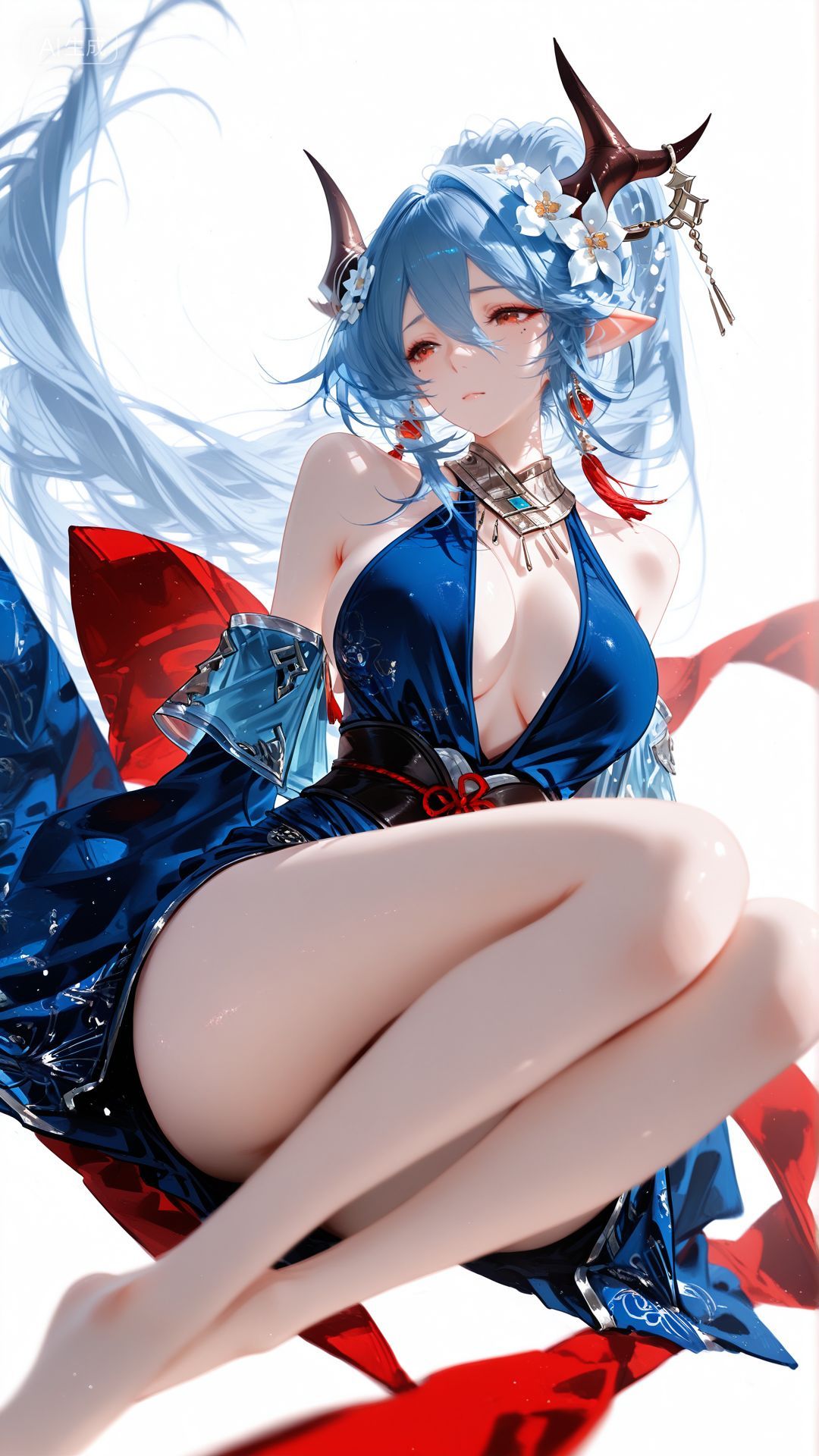 二次元碧蓝航线游戏超清美图壁纸 旗袍大长腿美腿