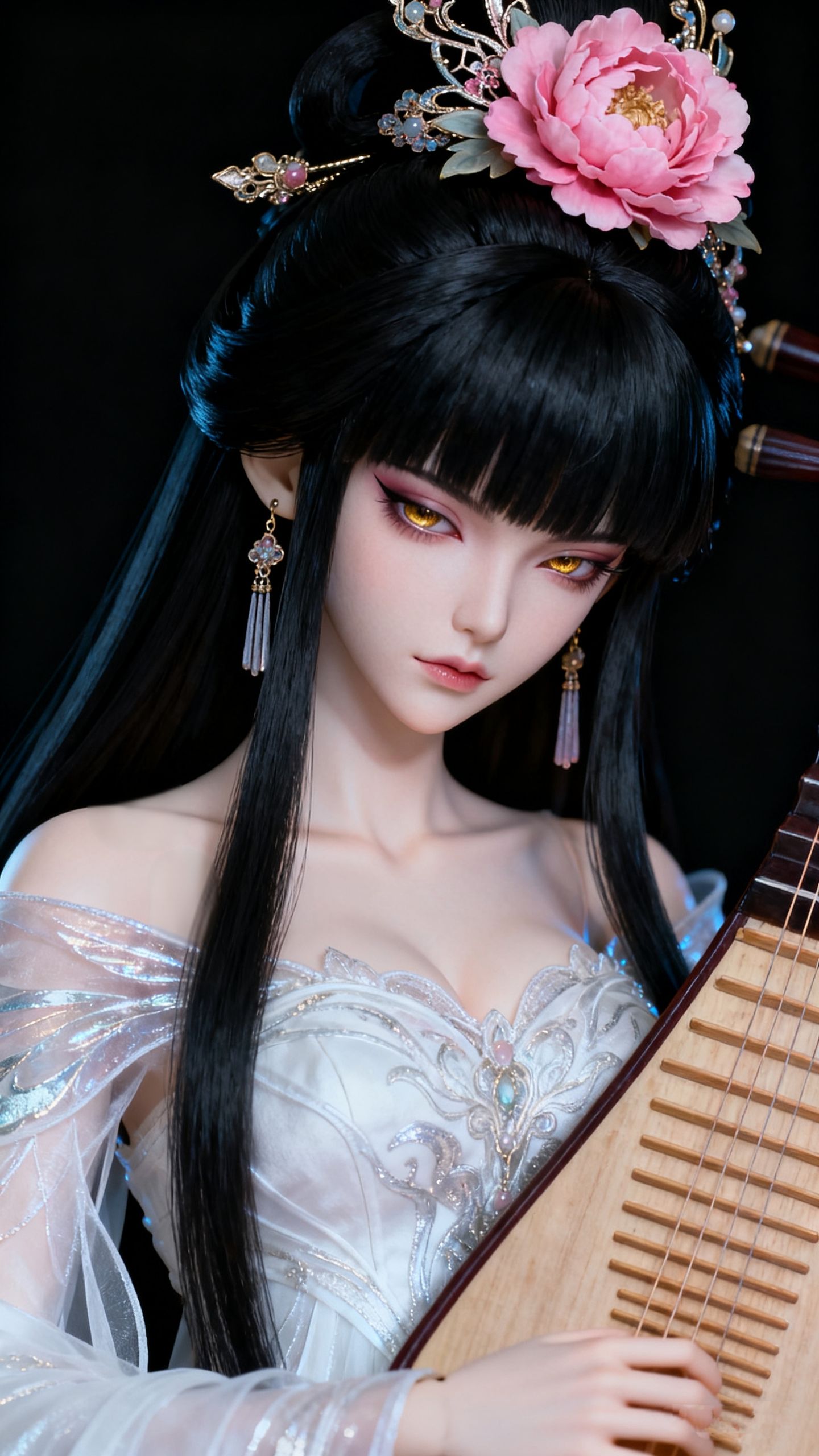 琵琶歌姬高清壁纸 ai创作美出高级感古风美女