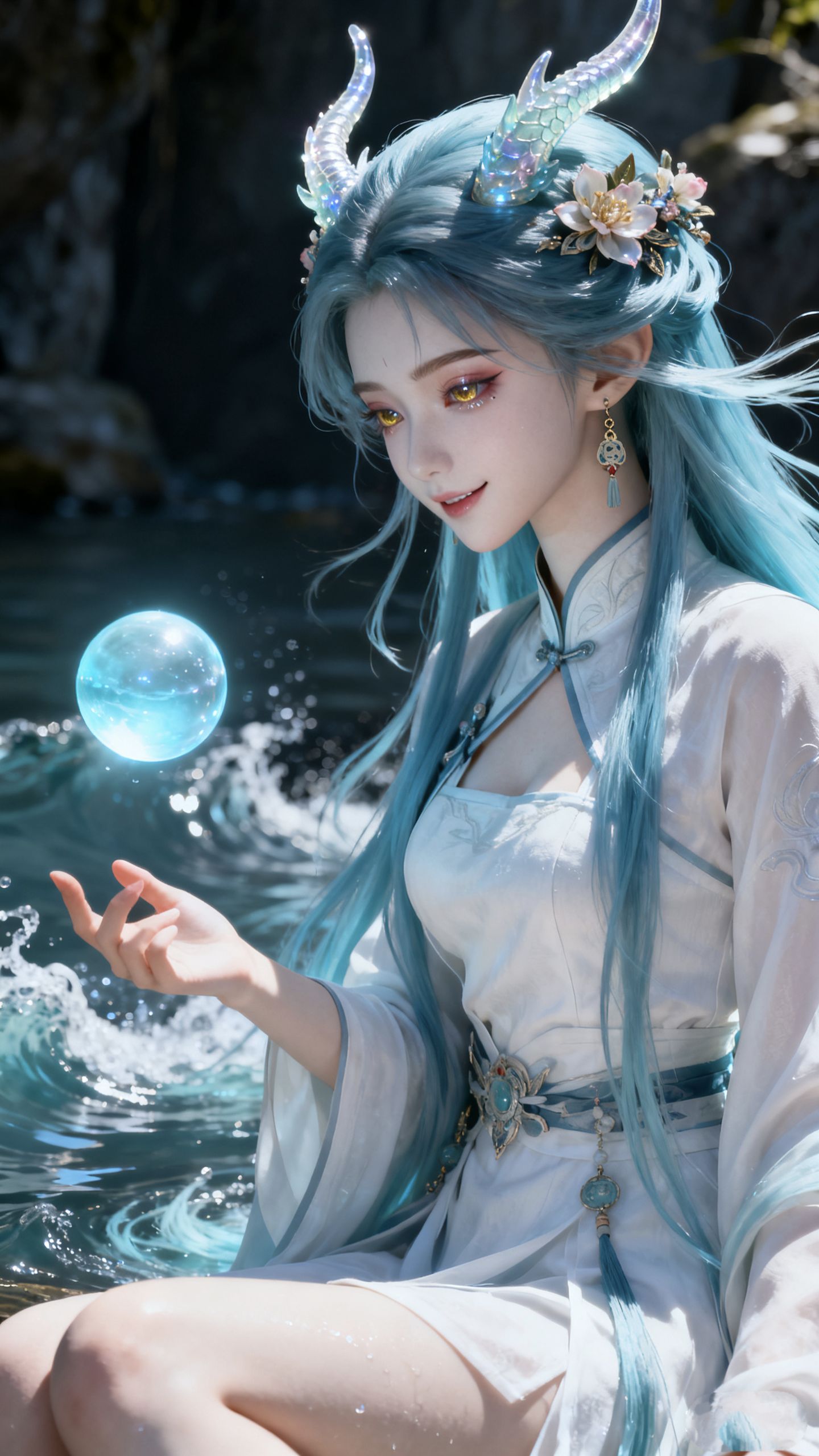 小龙女二次元 高清壁纸 古装古风美女