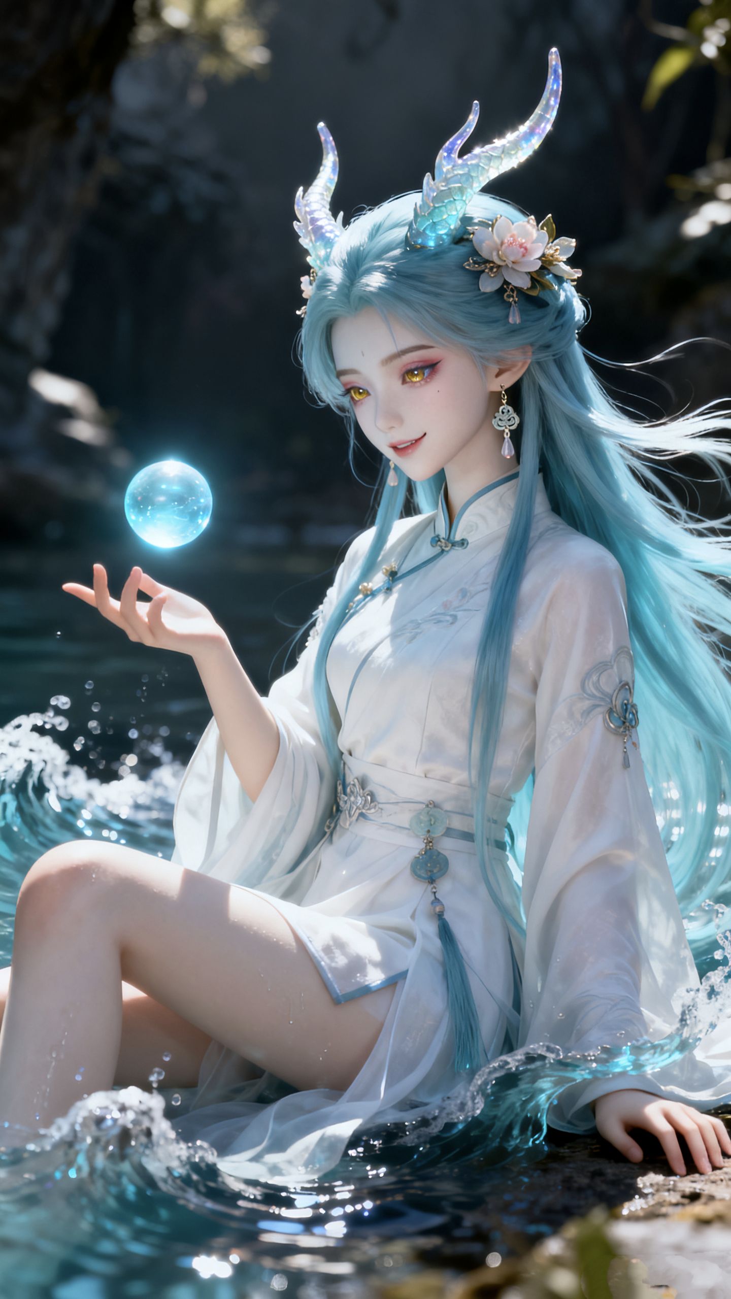 小龙女二次元 高清壁纸 古装古风美女