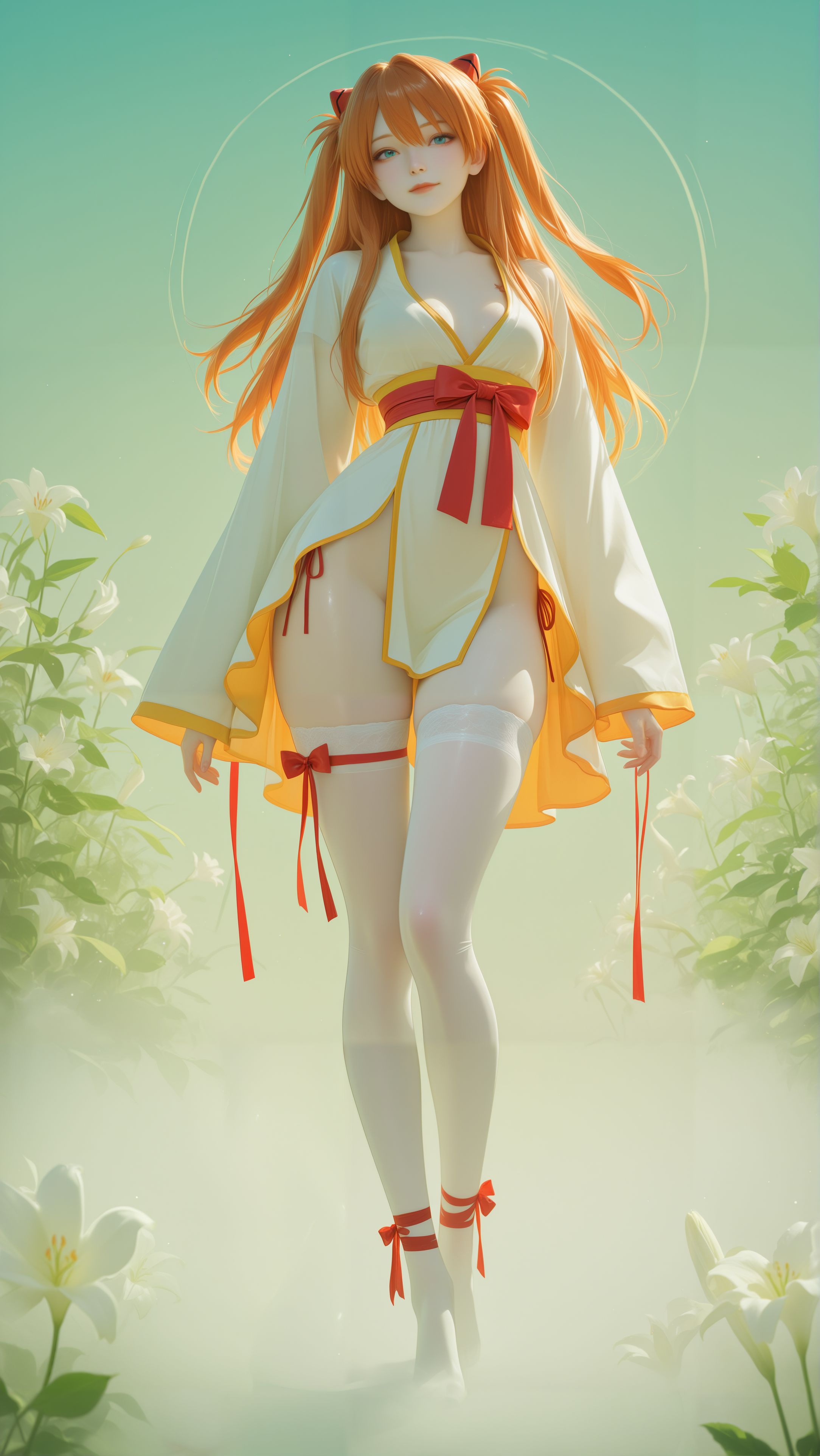 明日香新画风coser动漫美女旗袍裤袜白丝 二次元平台、二次元话题