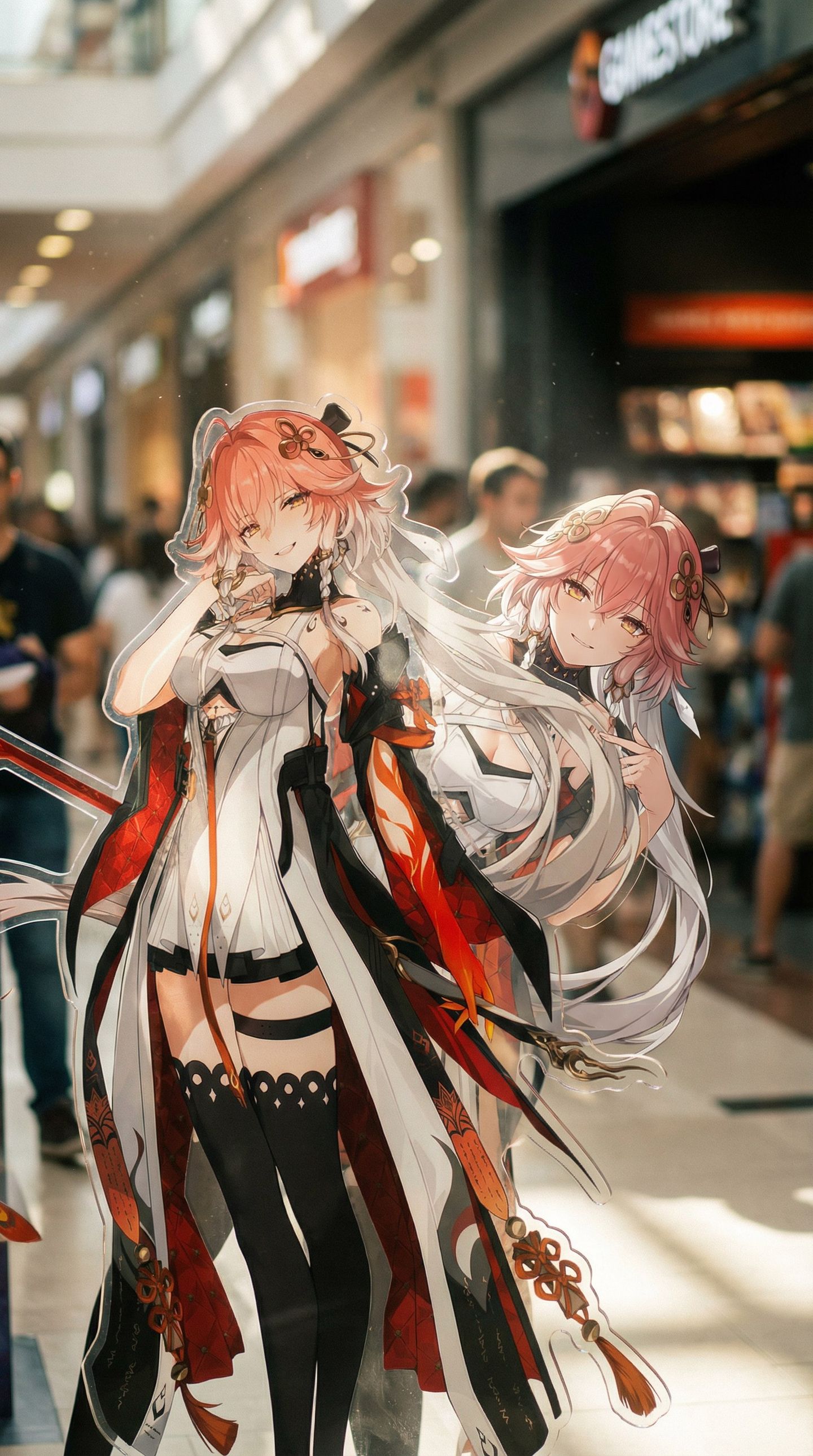 当鸣潮角色来到现实 珂莱塔、长离、菲比