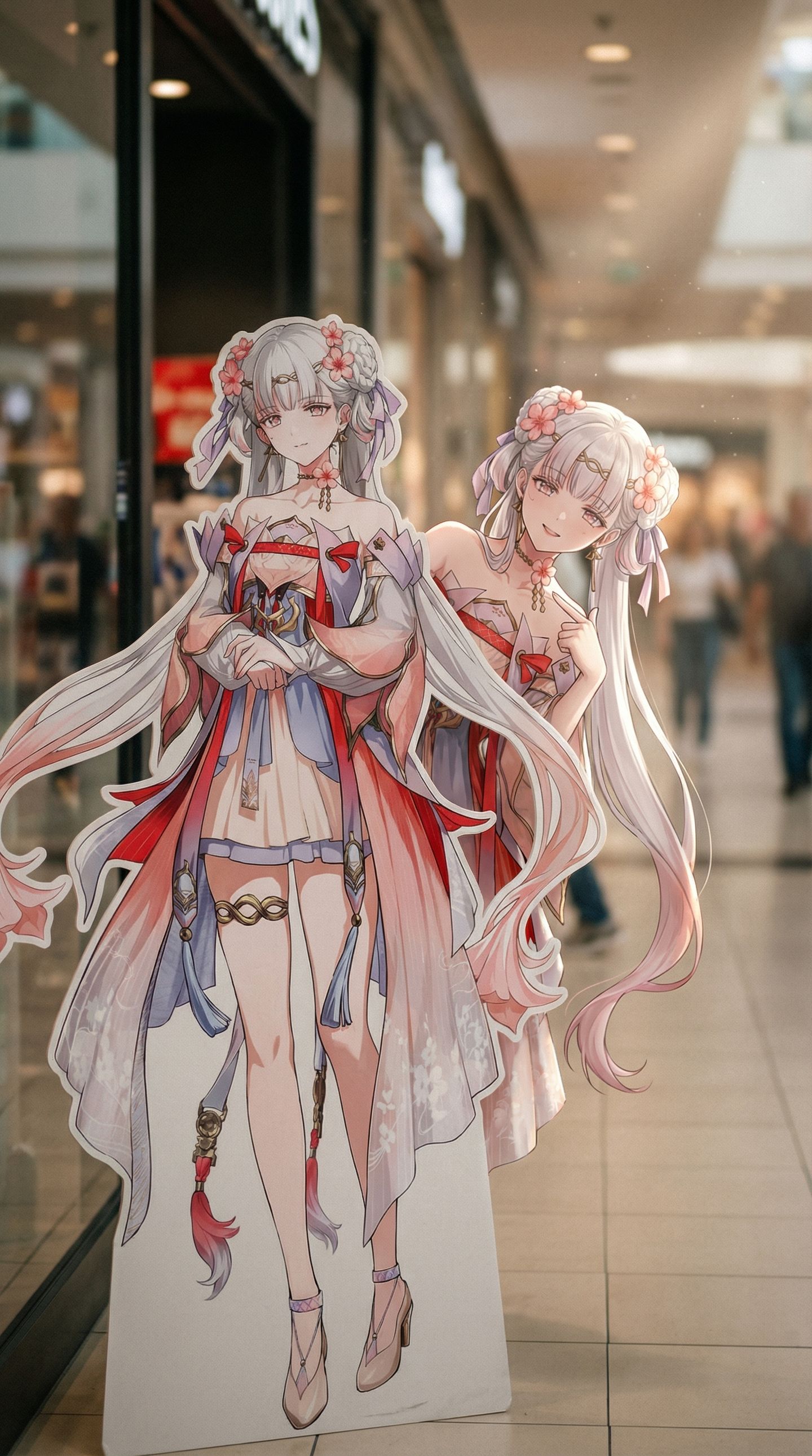 当鸣潮角色来到现实 珂莱塔、长离、菲比