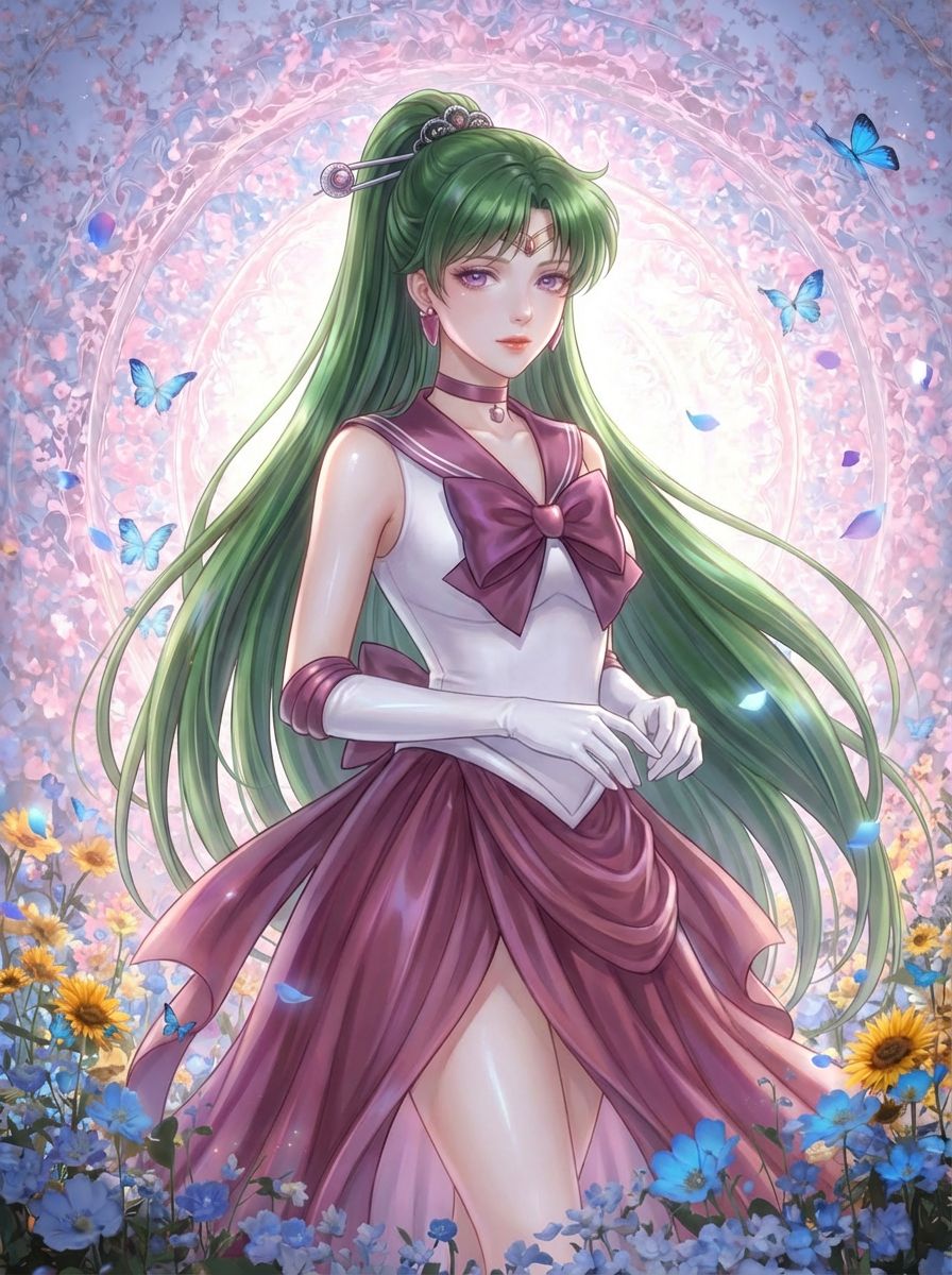 美少女二创ai绘制 二次元壁纸动漫美女 美少女战士