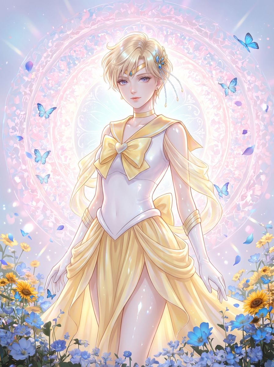 美少女二创ai绘制 二次元壁纸动漫美女 美少女战士