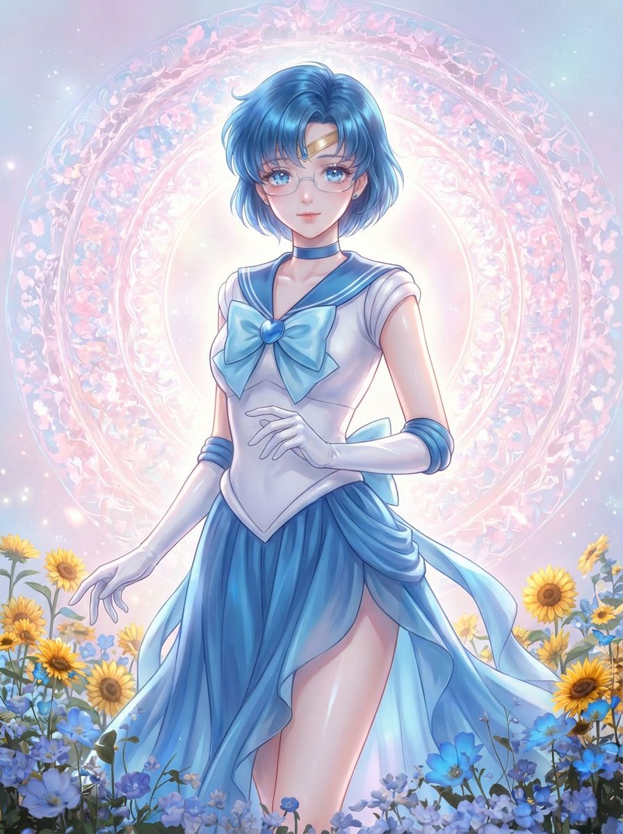 美少女二创ai绘制 二次元壁纸动漫美女 美少女战士