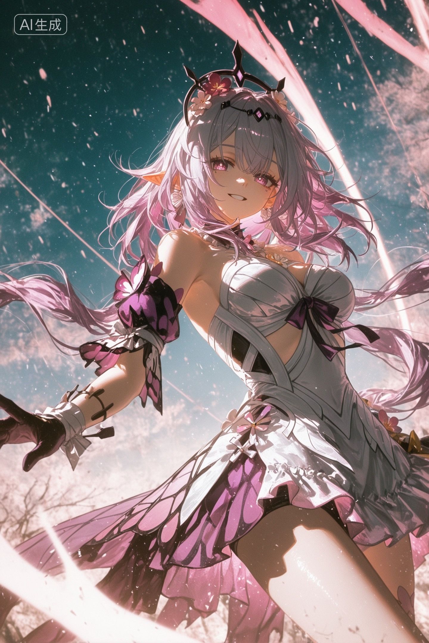 崩坏星穹铁道卡芙卡 二次元壁纸 古风主题黑丝过膝袜美腿