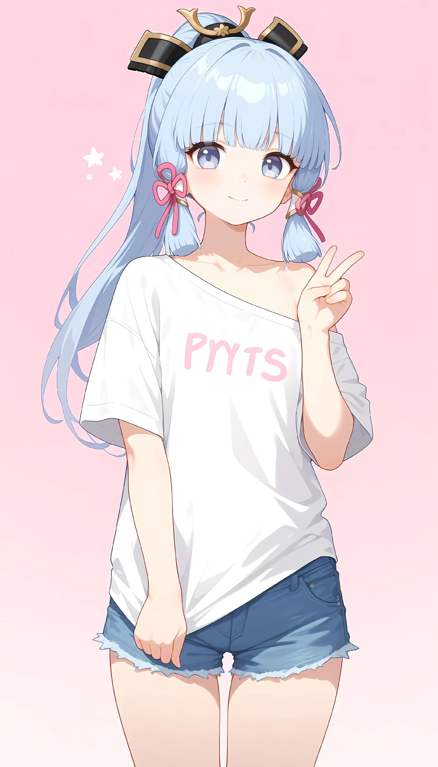 二次元壁纸 二次元少女 可爱的神里绫华 原神美图