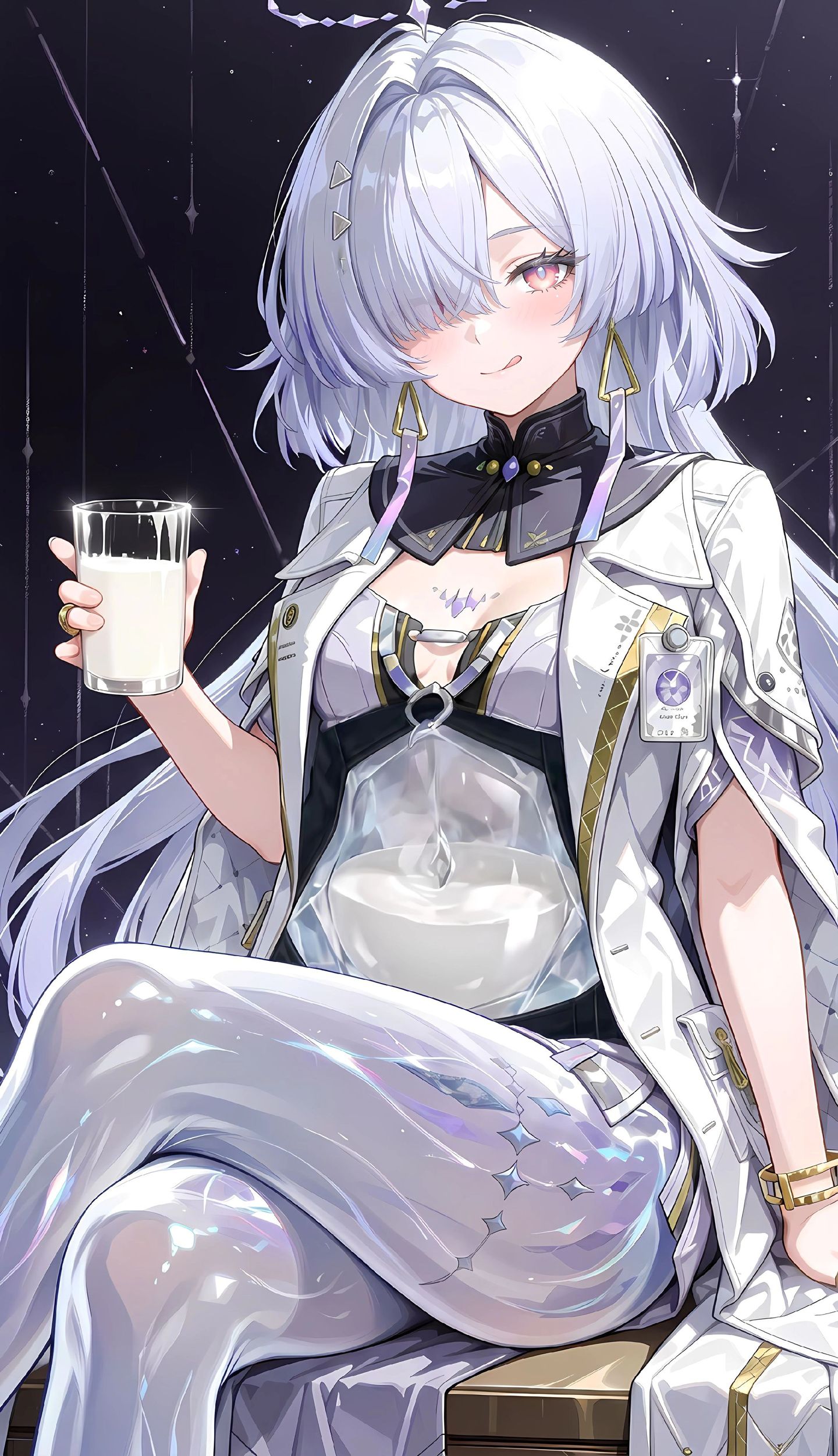 透明版莫宁 鸣潮壁纸 二次元少女 大长腿裤袜美腿福利