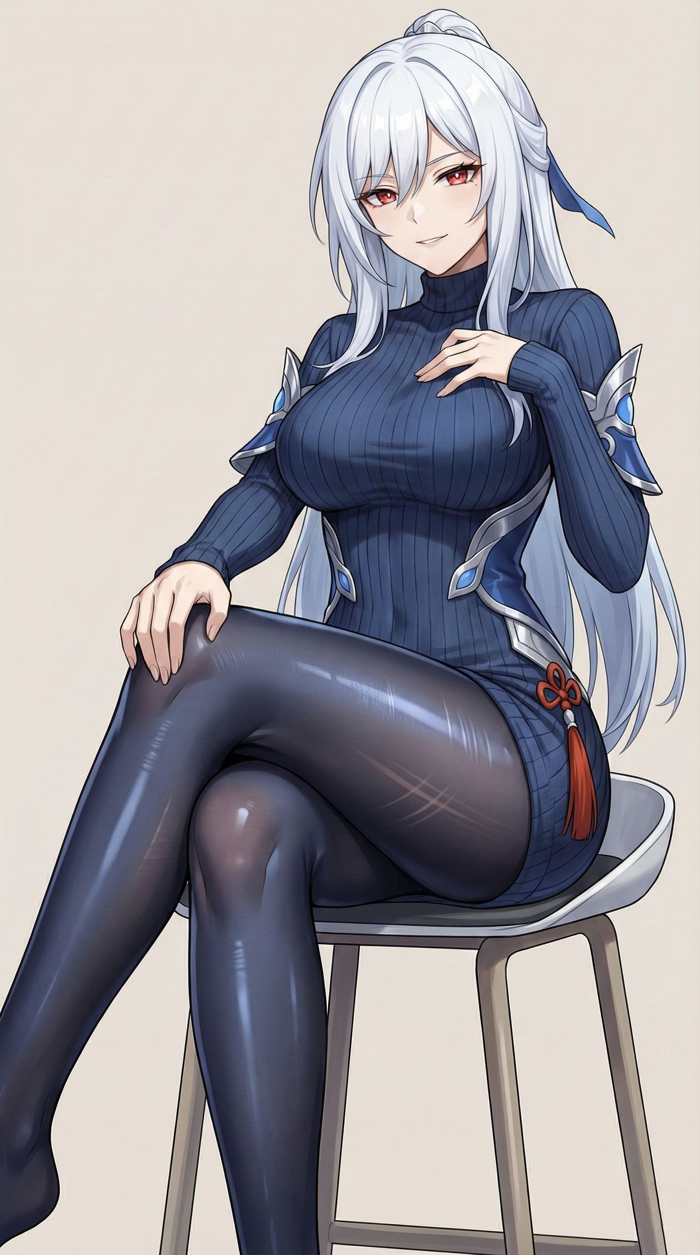 韩漫画风崩坏星穹铁道 卡芙卡 流萤 阮梅 黄泉 御姐黑丝吊带裤袜