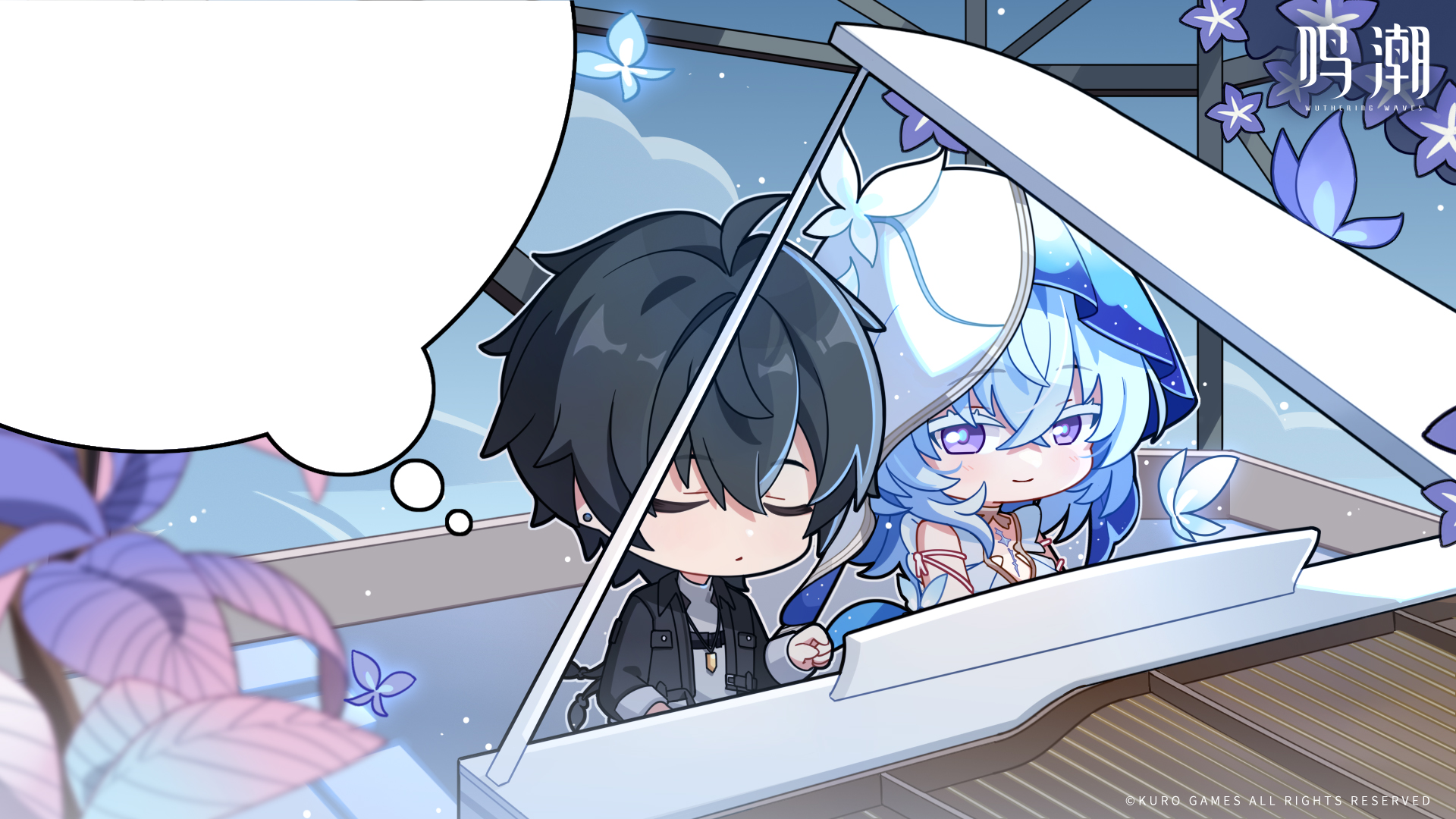 鸣潮官网社媒活动高清电脑壁纸-卡通漫画壁纸-角色日常