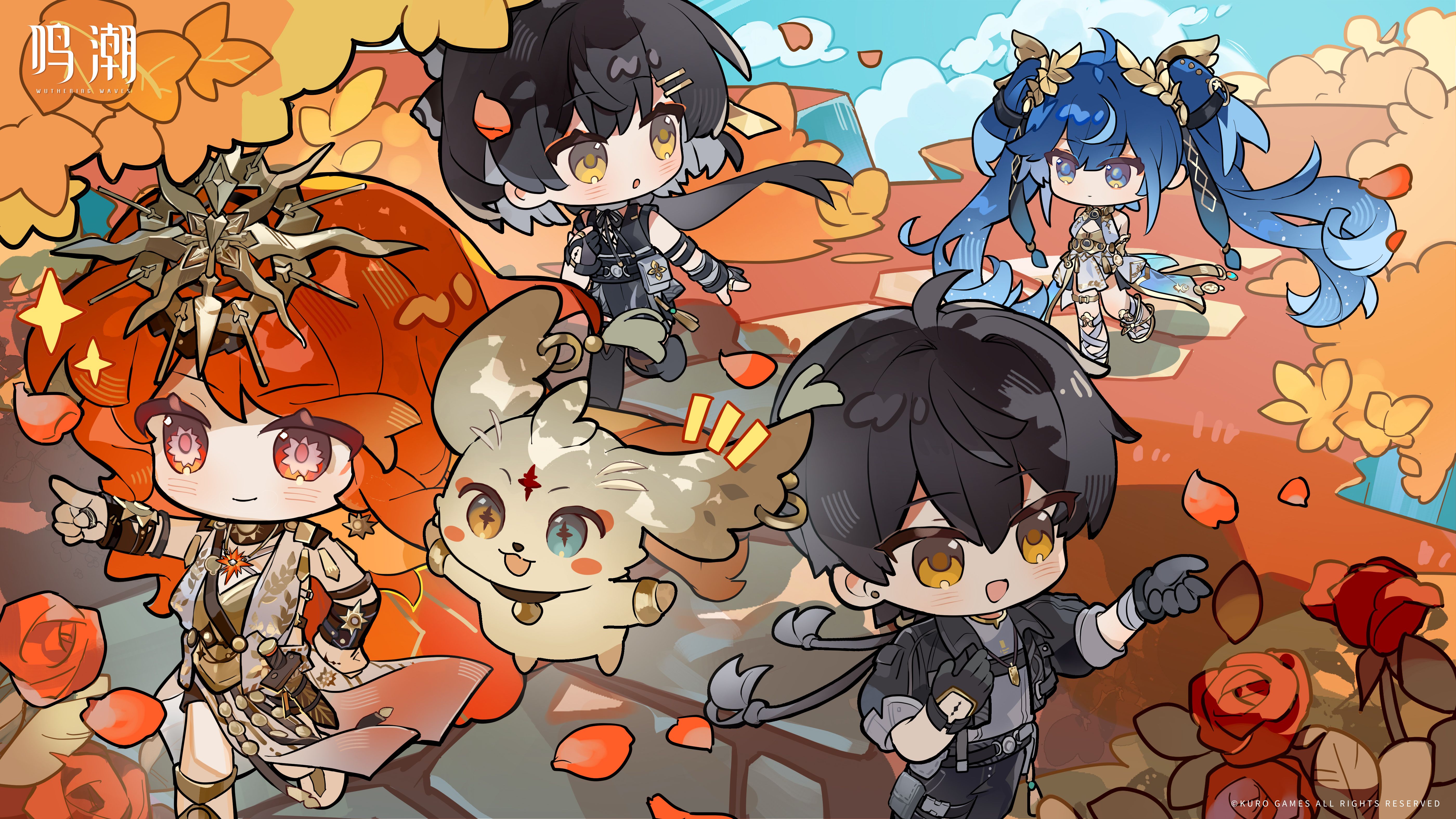 鸣潮官网社媒活动高清电脑壁纸-卡通漫画壁纸-狩猎的凯旋