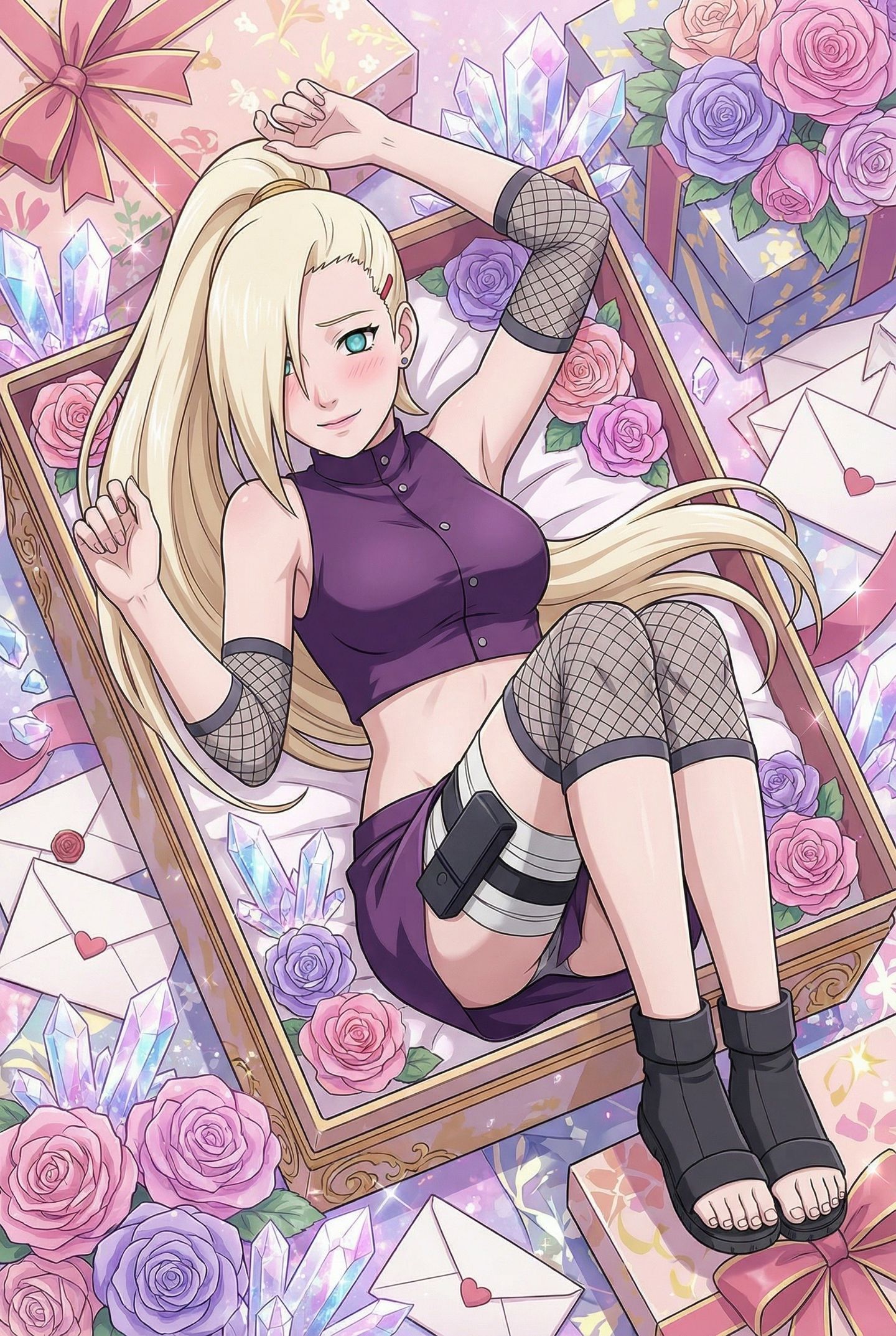 拆礼物盲盒：春野樱 纲手 火影忍者 雏田 手鞠