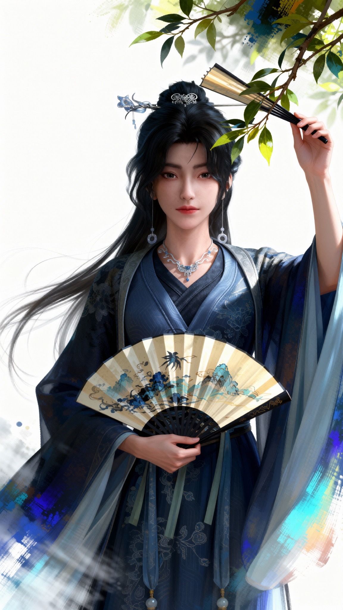 上班打工人版-宋馀，职场国漫女神美女，高清手机壁纸，调皮捣蛋