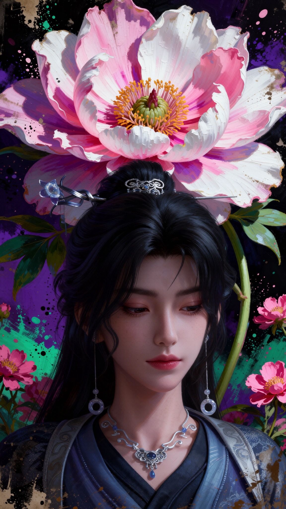 上班打工人版-宋馀，职场国漫女神美女，高清手机壁纸，调皮捣蛋