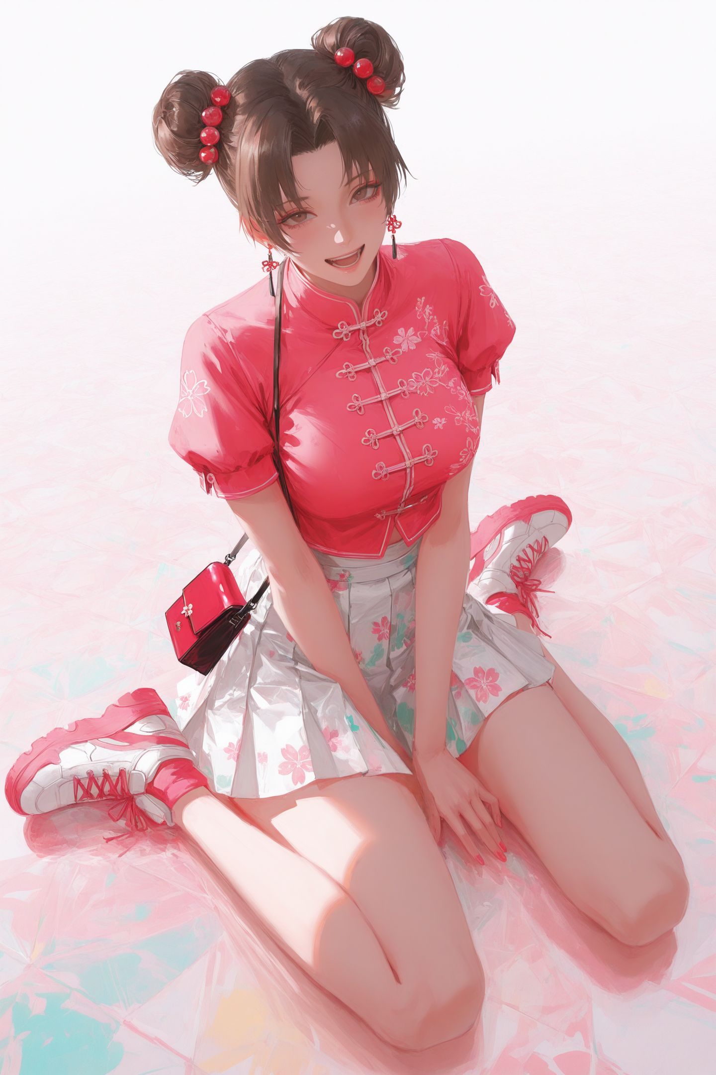 超甜天天啊，影忍者二次元动漫二创，调皮可爱粉色装主题