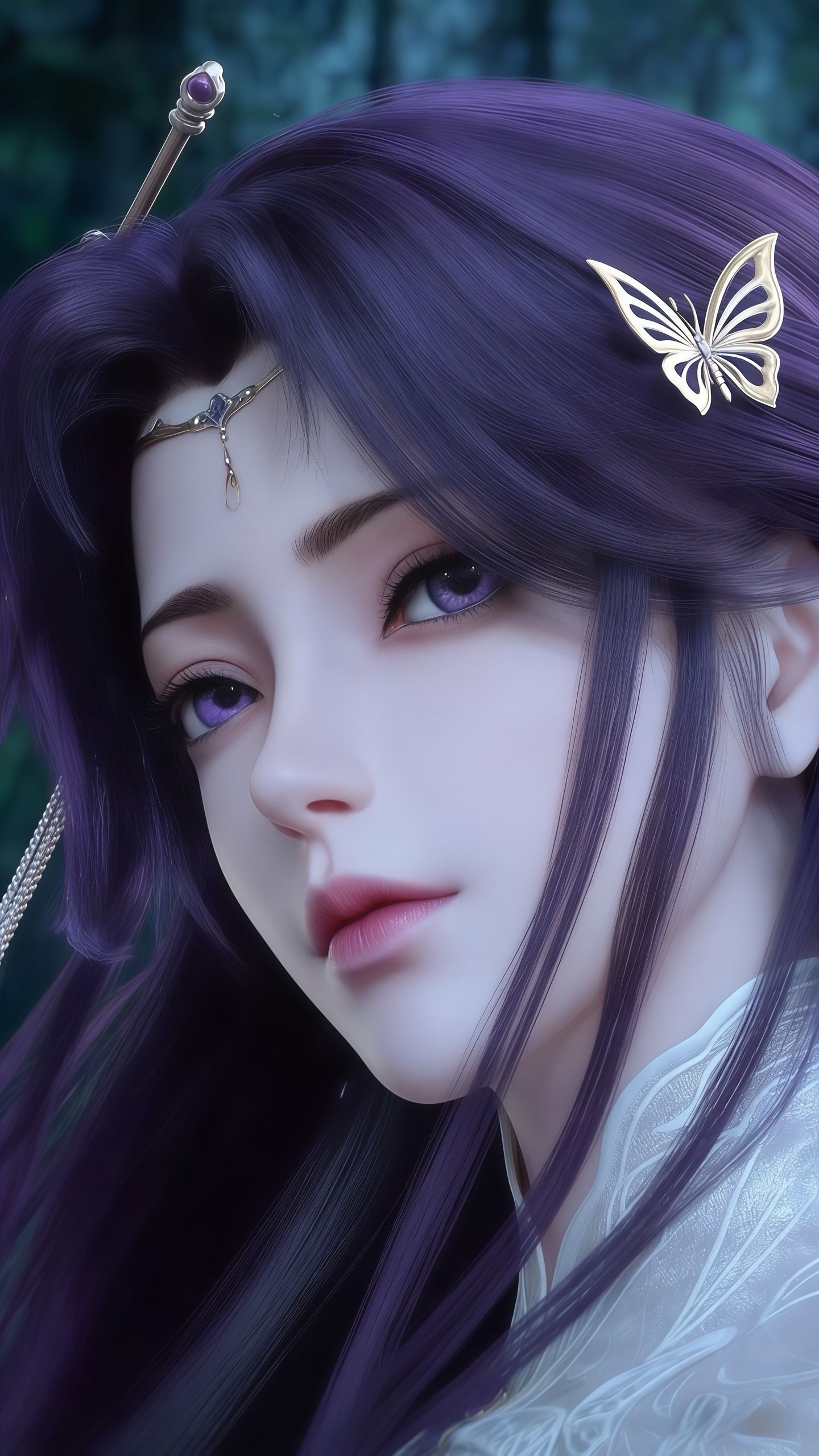 《完美世界》云曦新建模，动漫国漫美女御姐，高颜值细节美感手机壁纸