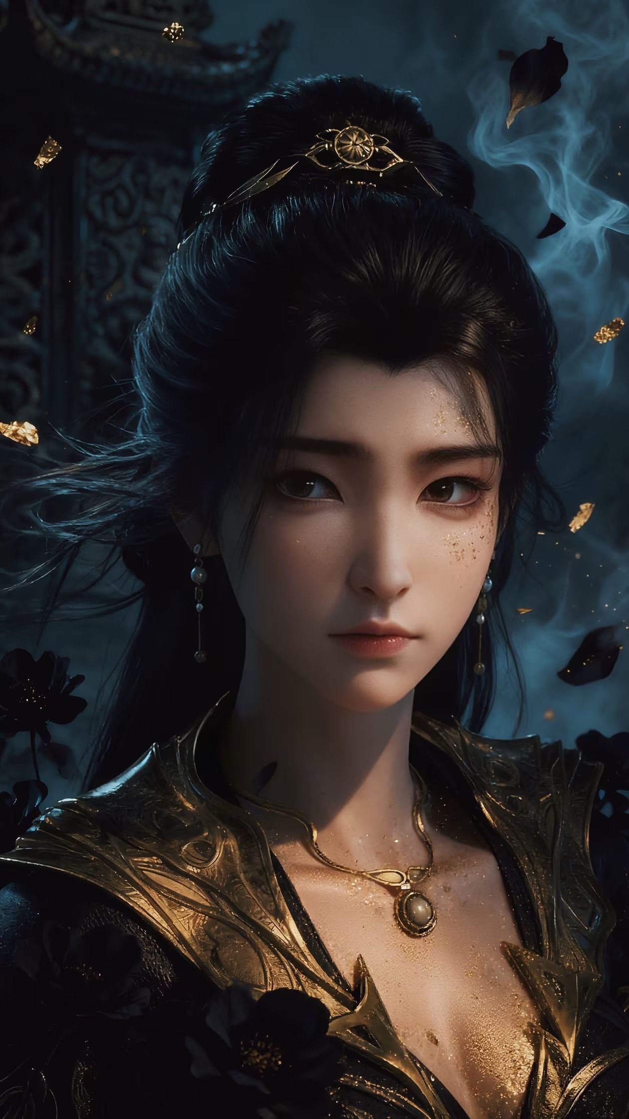 凡人修仙传燕如嫣写实版AI创作,动漫国漫福利手机壁纸锁屏