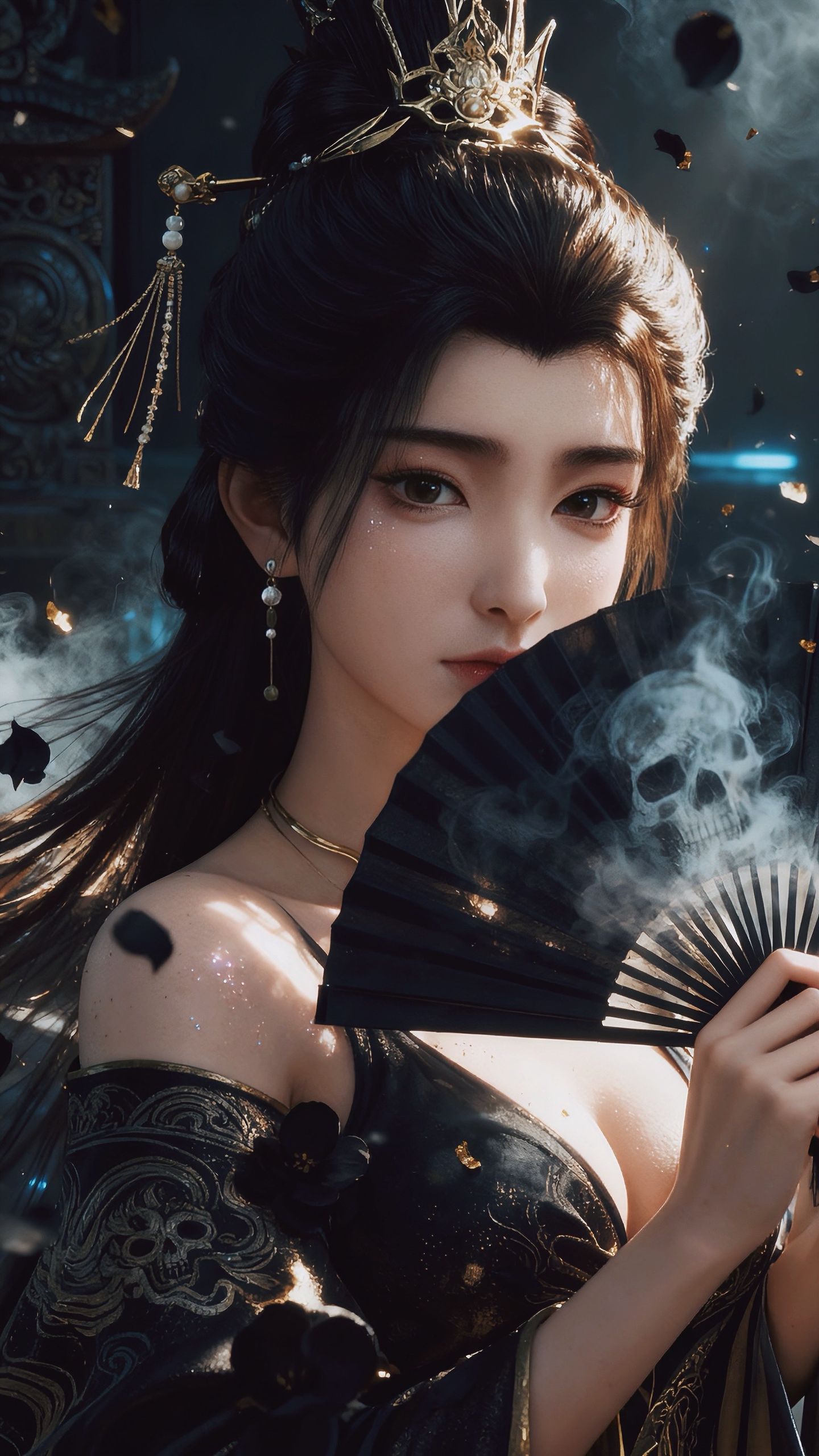 凡人修仙传燕如嫣写实版AI创作,动漫国漫福利手机壁纸锁屏