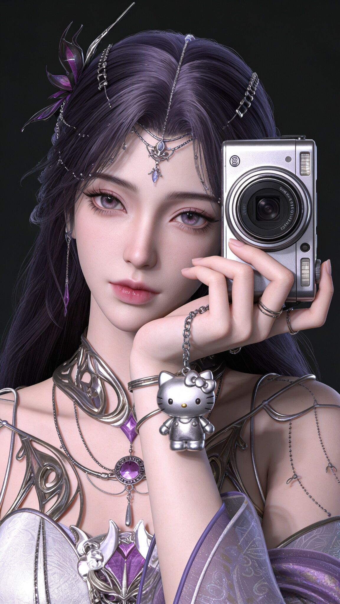 完美世界云曦相机摄影写实版，超高清美女御姐美图壁纸图片