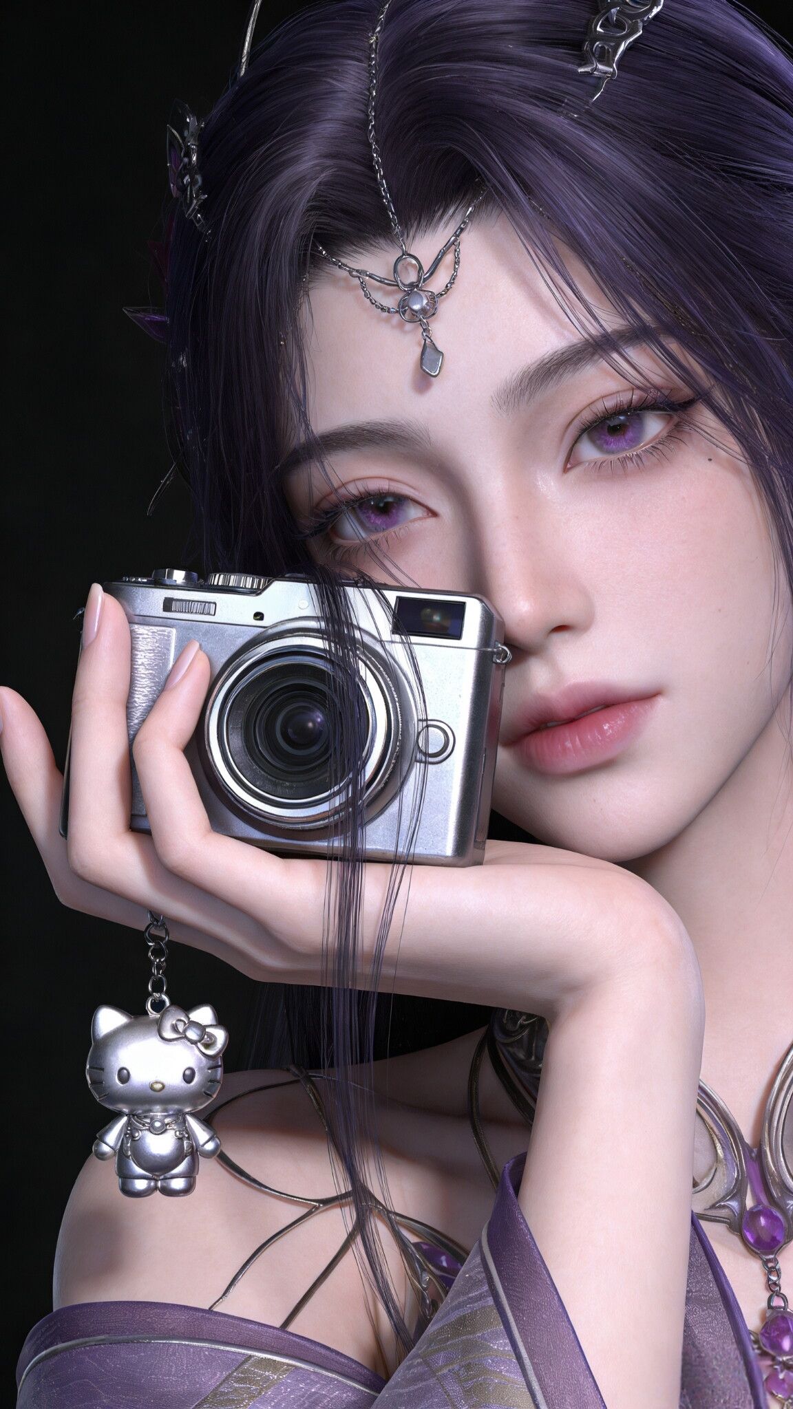 完美世界云曦相机摄影写实版，超高清美女御姐美图壁纸图片