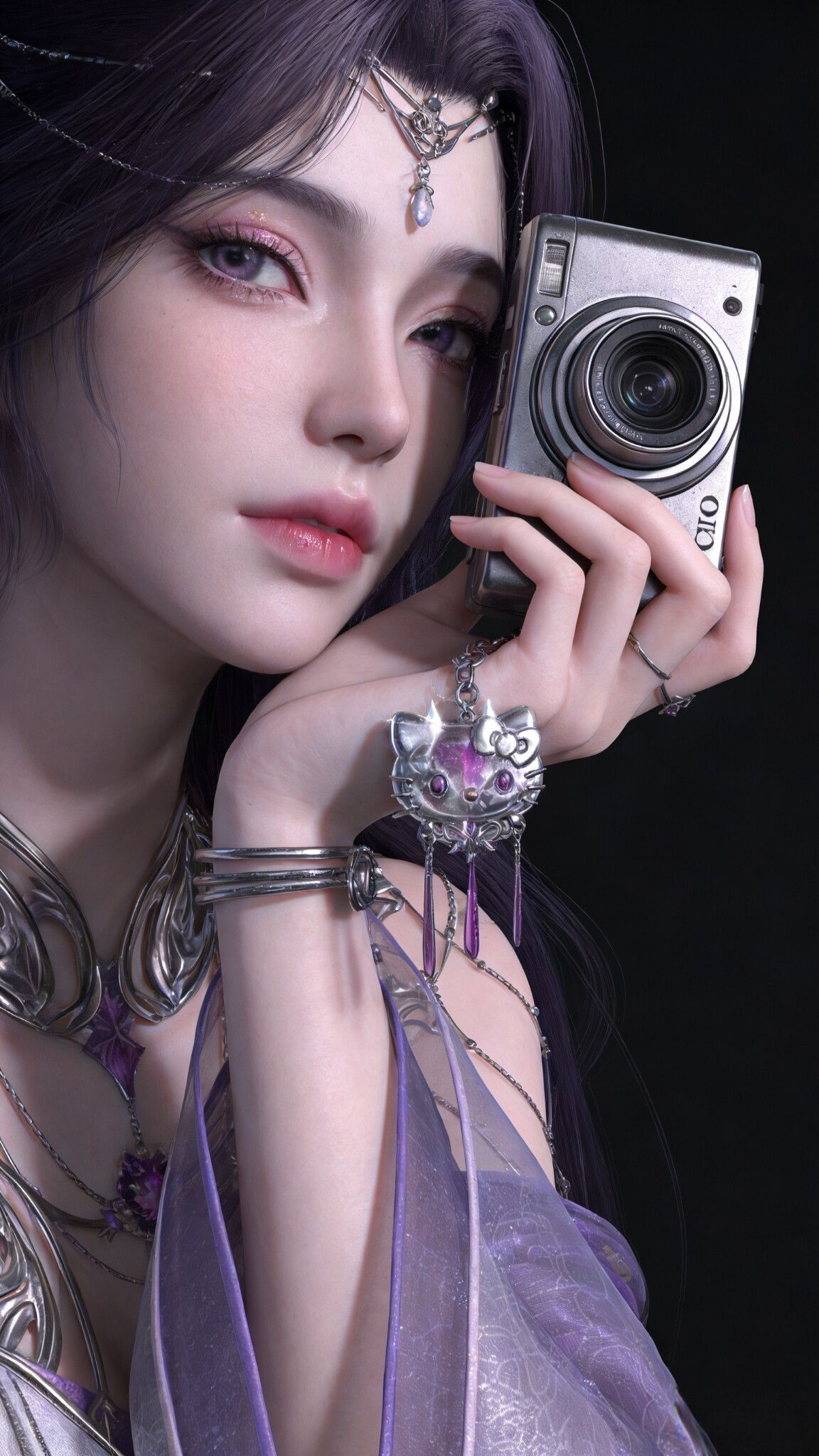 完美世界云曦相机摄影写实版，超高清美女御姐美图壁纸图片