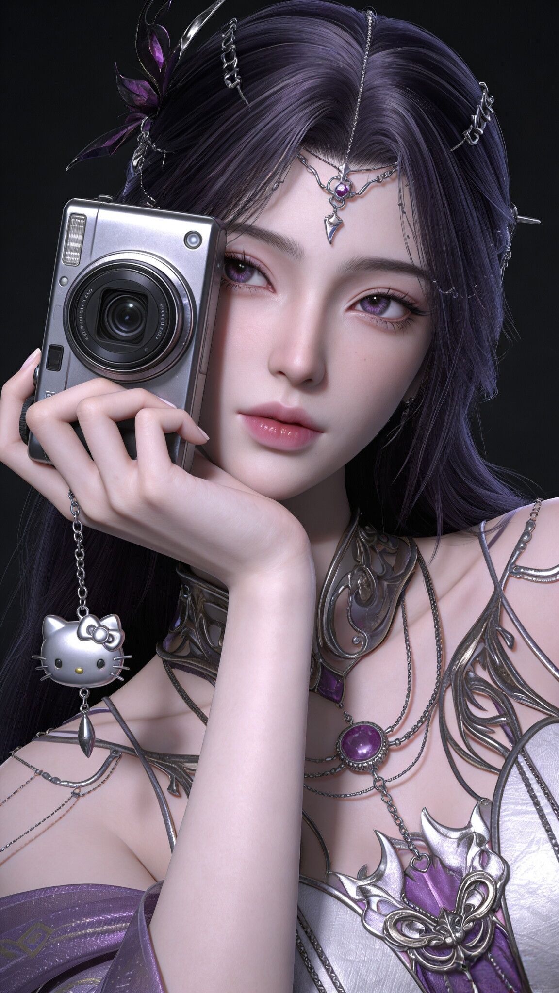 完美世界云曦相机摄影写实版，超高清美女御姐美图壁纸图片