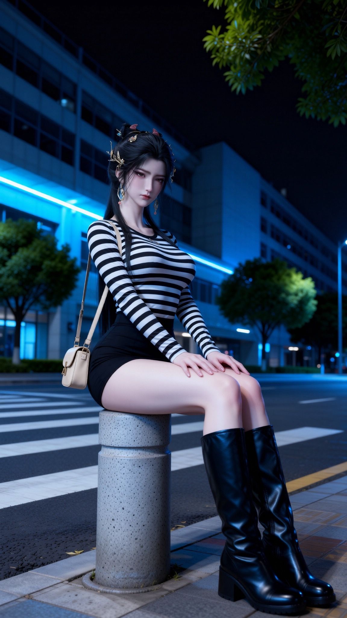 动漫动画国漫 剑来稚圭 现代版穿搭