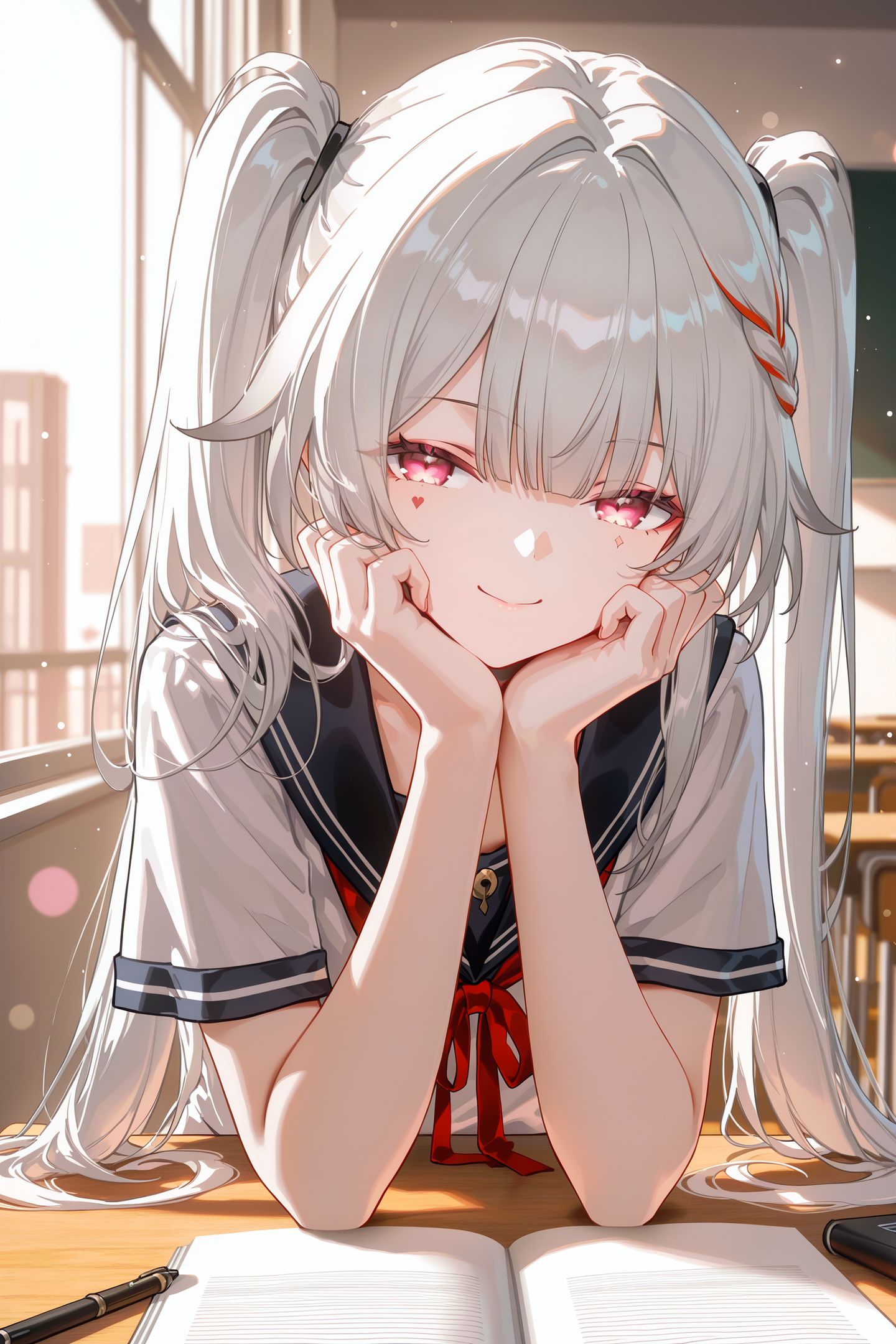 反差学妹星穹铁道花火 ai绘画 白色头发女孩图片,第10张 反差学妹星穹铁道花火 ai绘画 白色头发女孩图片,第10张