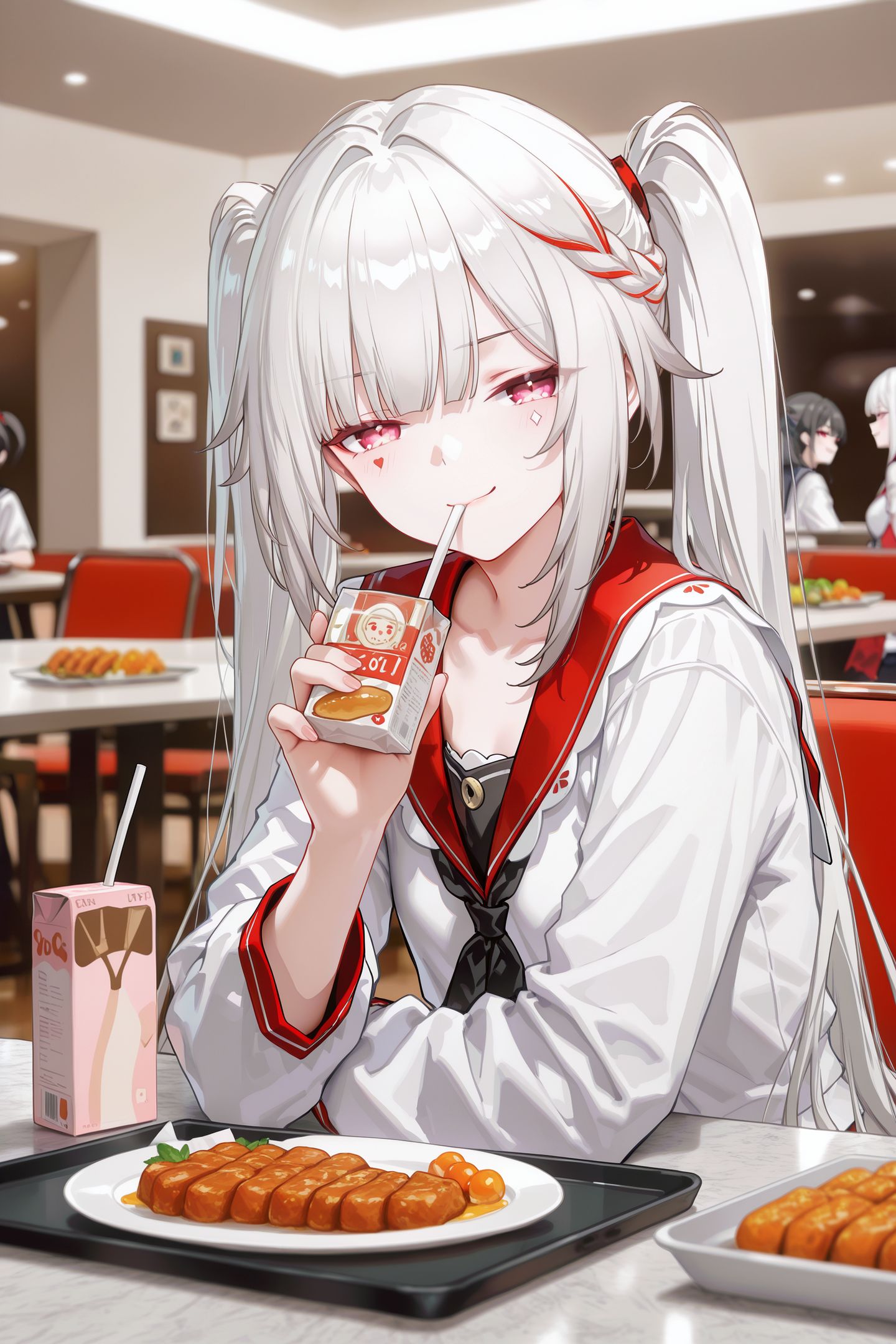 反差学妹星穹铁道花火 ai绘画 白色头发女孩图片,第9张 反差学妹星穹铁道花火 ai绘画 白色头发女孩图片,第9张