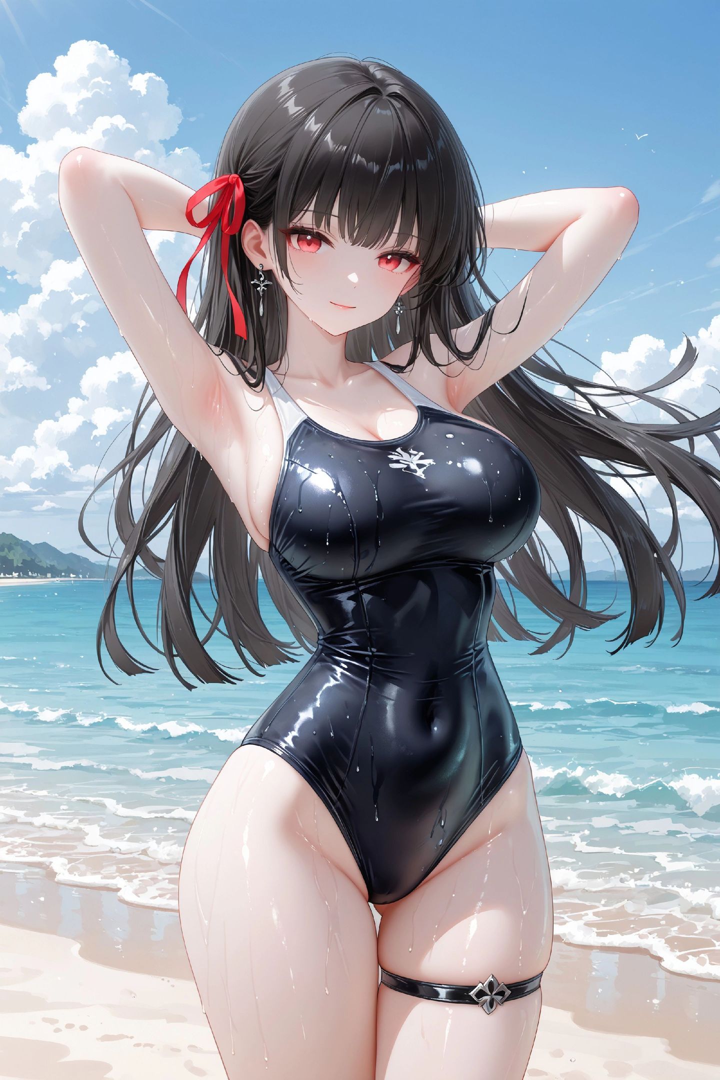 千咲海边沙滩泳装比基尼版 二次元福利美图 鸣潮游戏角色图片壁纸,第2张 千咲海边沙滩泳装比基尼版 二次元福利美图 鸣潮游戏角色图片壁纸,第2张