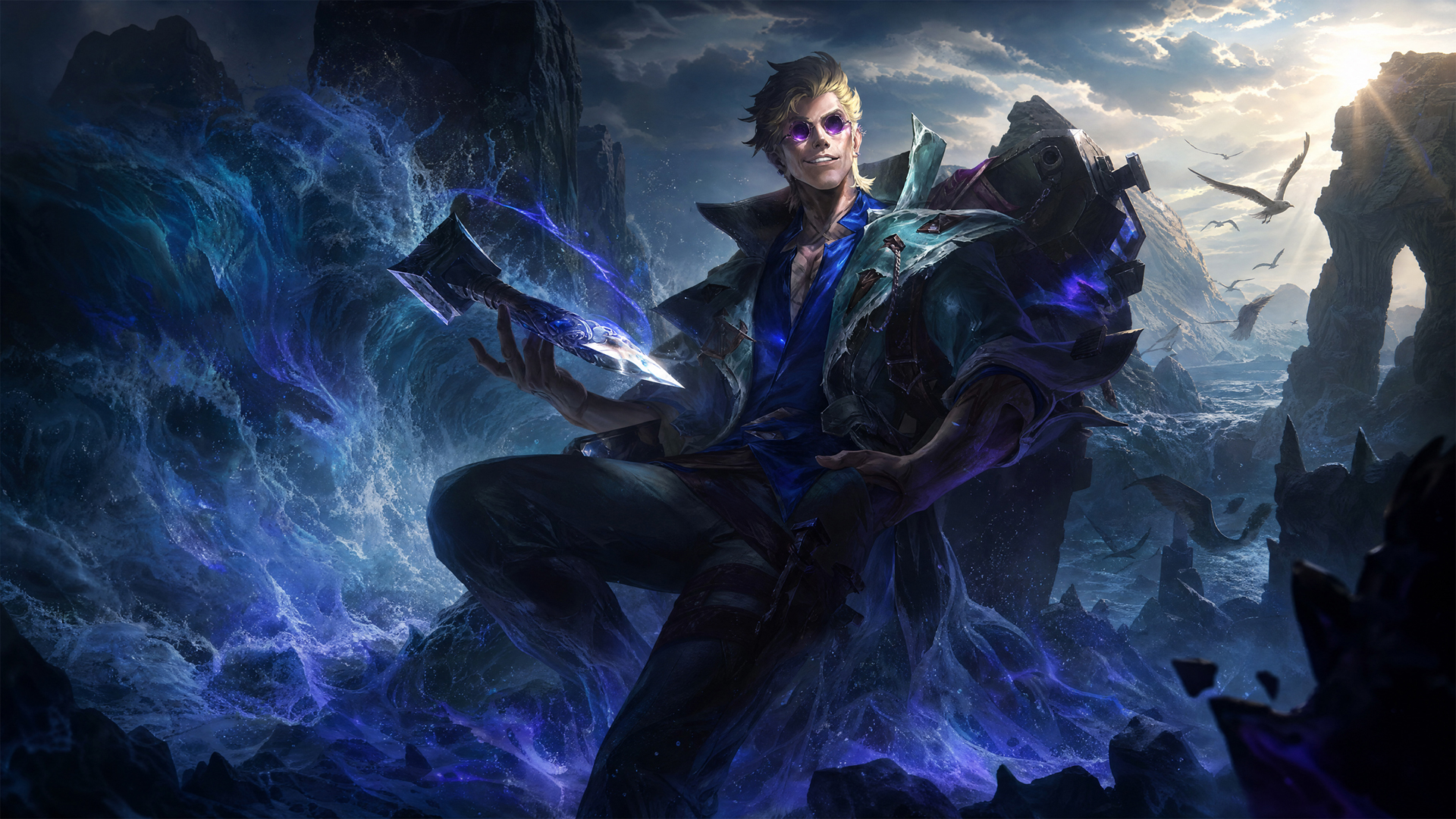 LOL英雄联盟 灰烬驱魔人洛克游戏壁纸,第1张