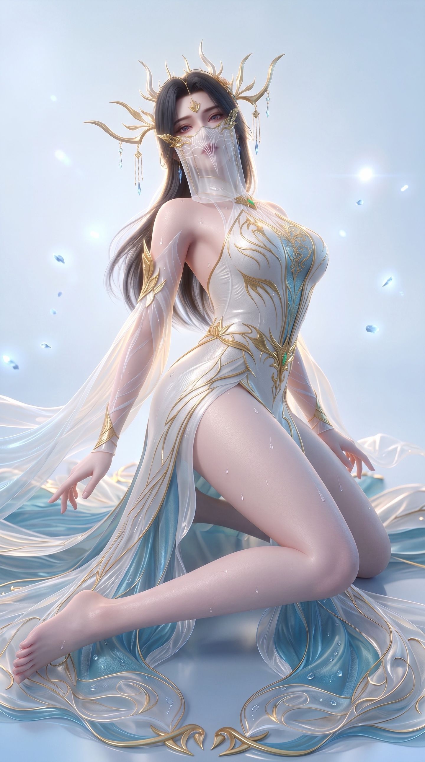 清衍静 大主宰动漫 国漫美女图片 AIGC,第4张