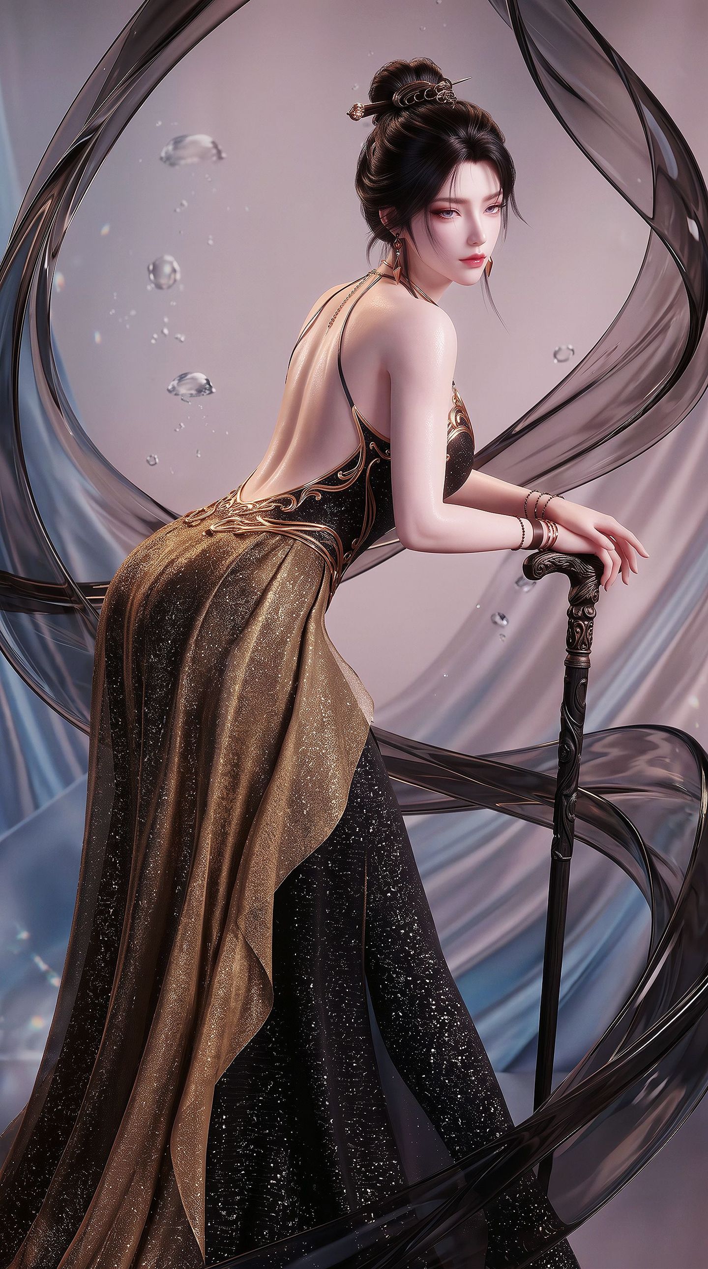 一斩苍穹动画 寒鸦 国漫美女 性感大长腿美女,第3张
