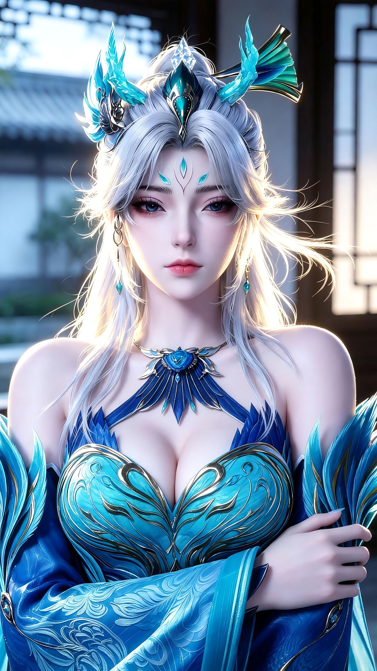 《择天记》南客的颜值与可爱双双超标 孔雀神女 反差感颜值 动漫壁纸 仙气御姐,第4张
