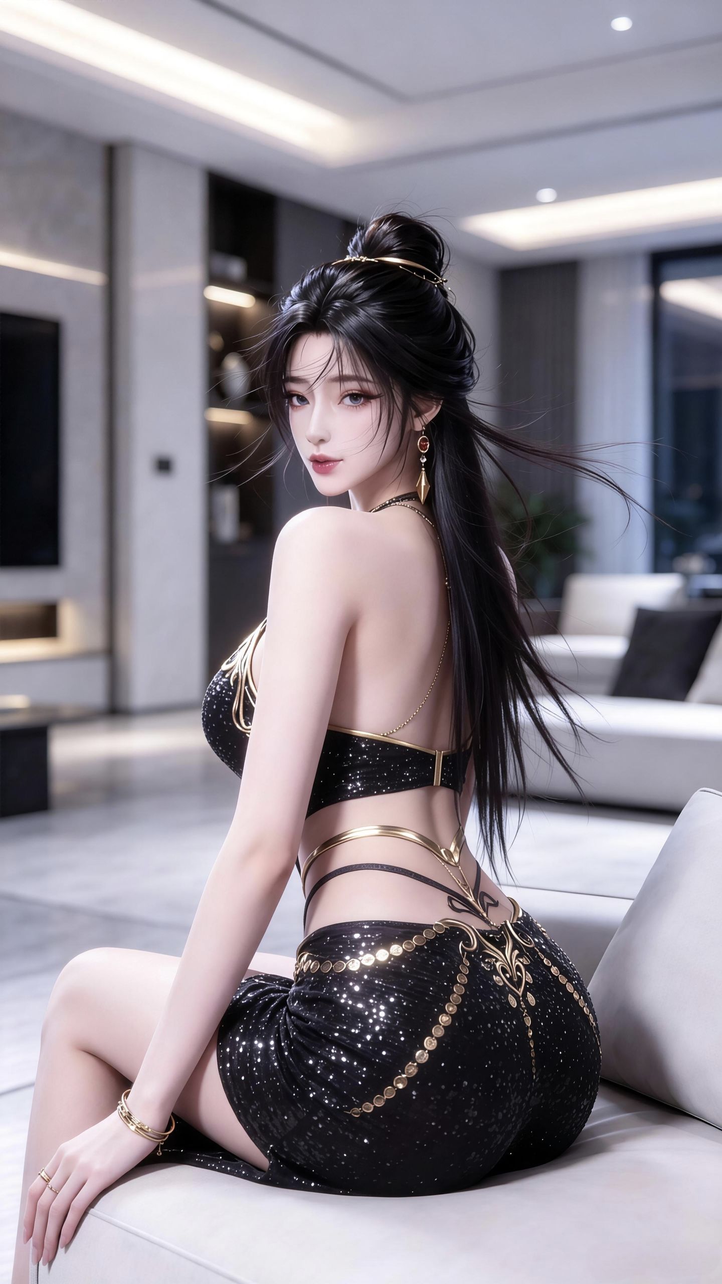 高级魅惑 静谧奢华 一斩苍穹寒鸦 黑金御姐 高级感氛围感,第7张