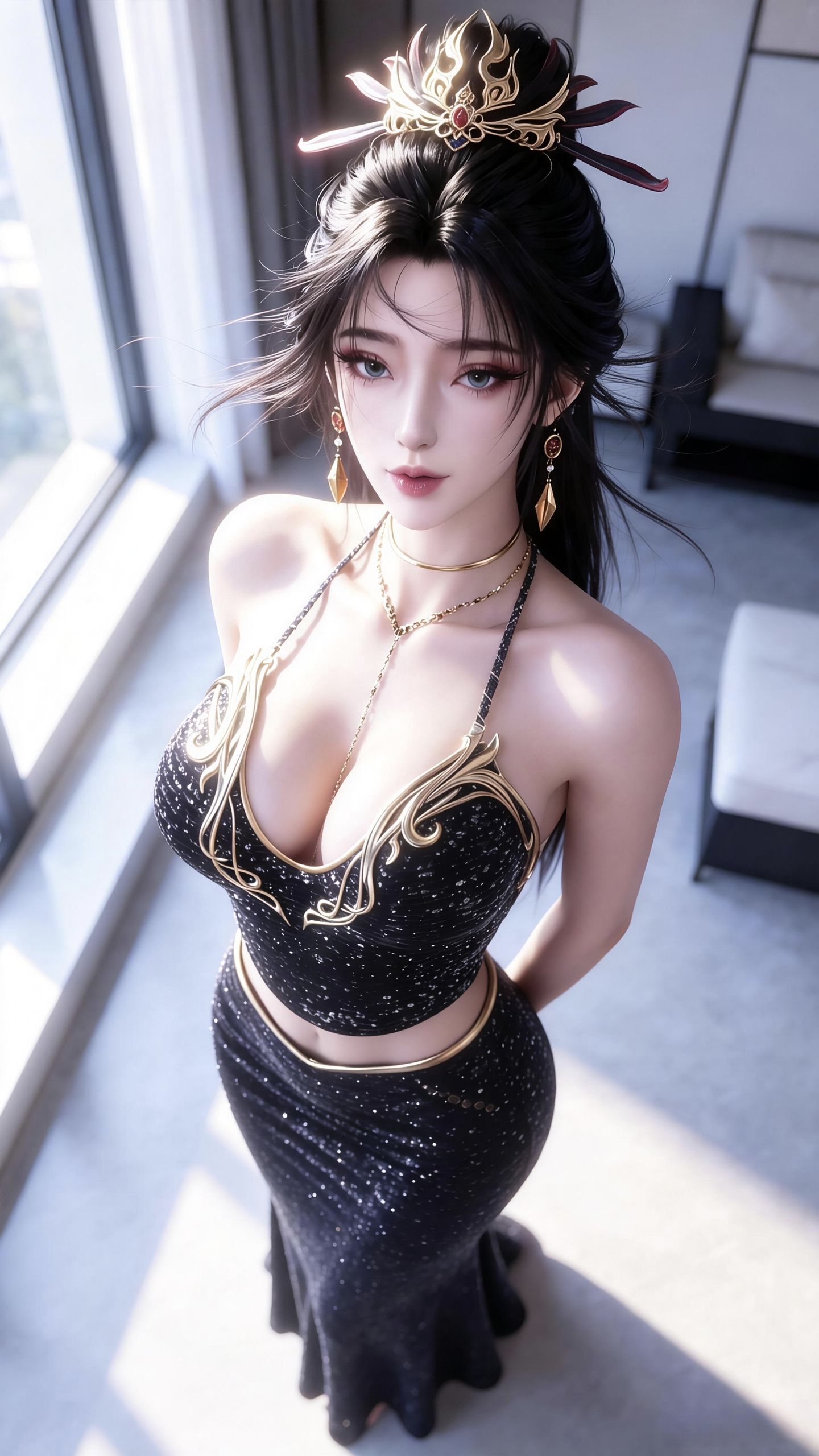 高级魅惑 静谧奢华 一斩苍穹寒鸦 黑金御姐 高级感氛围感,第9张