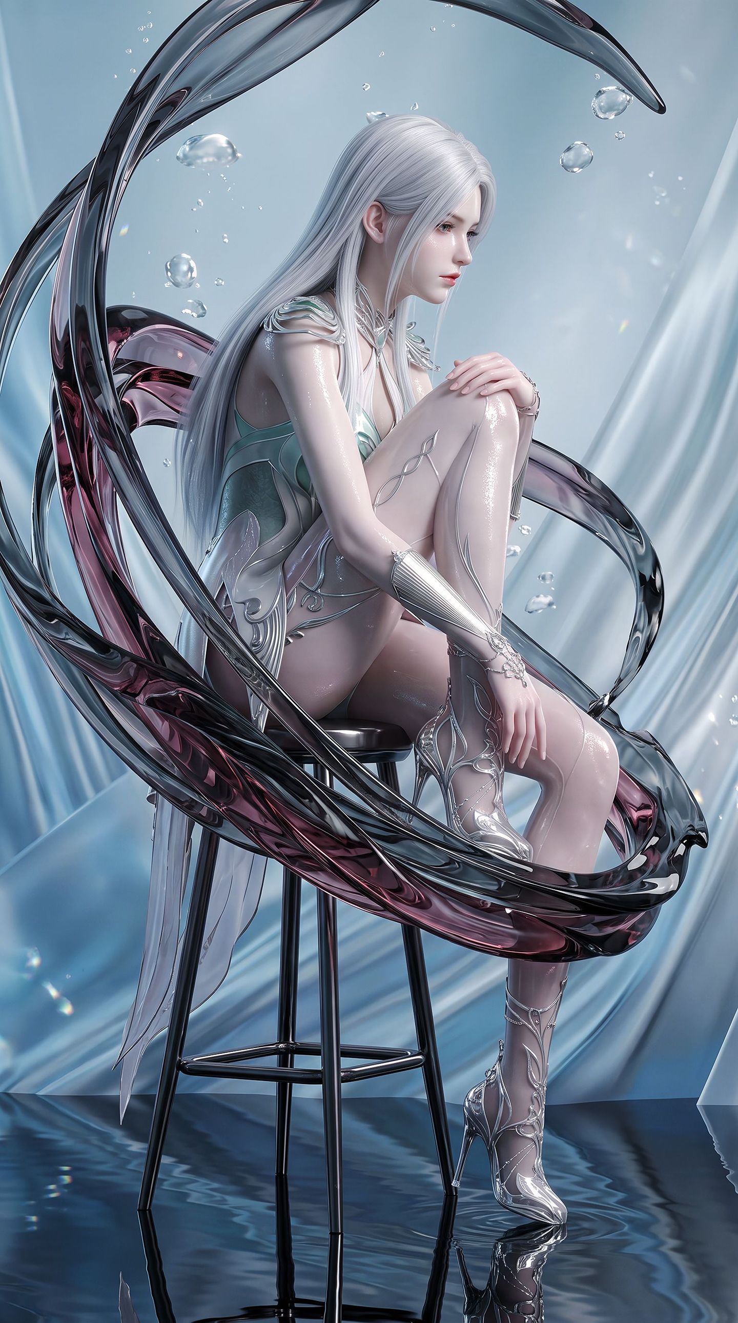完美世界动画柳神 动漫美女写真 人体艺术美学,第6张